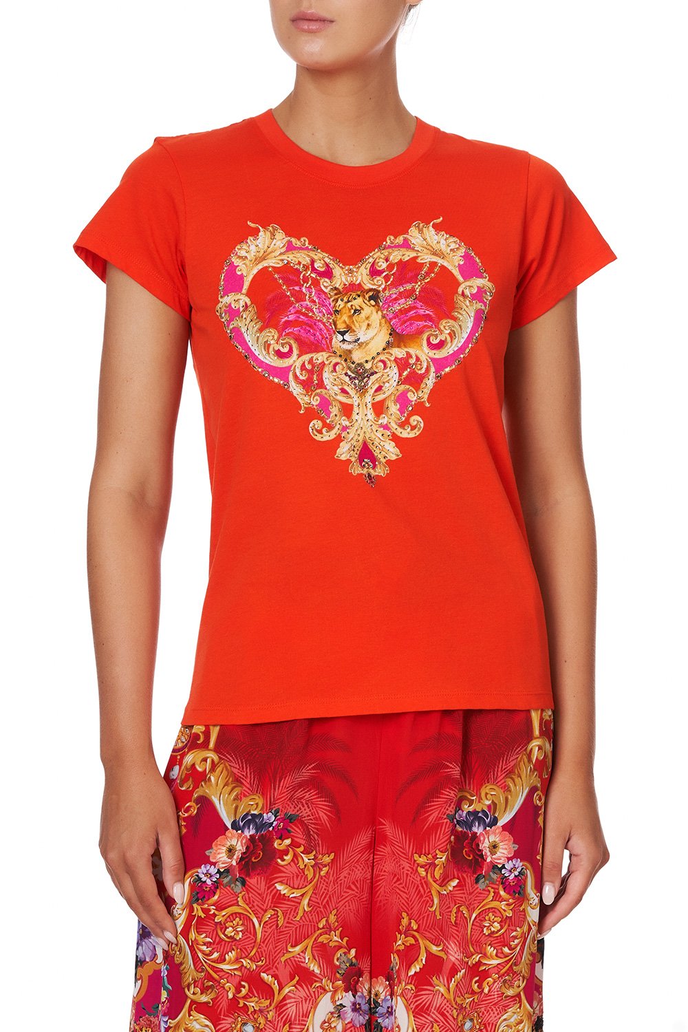 SLIM FIT ROUND NECK T-SHIRT PRIMA DONNA