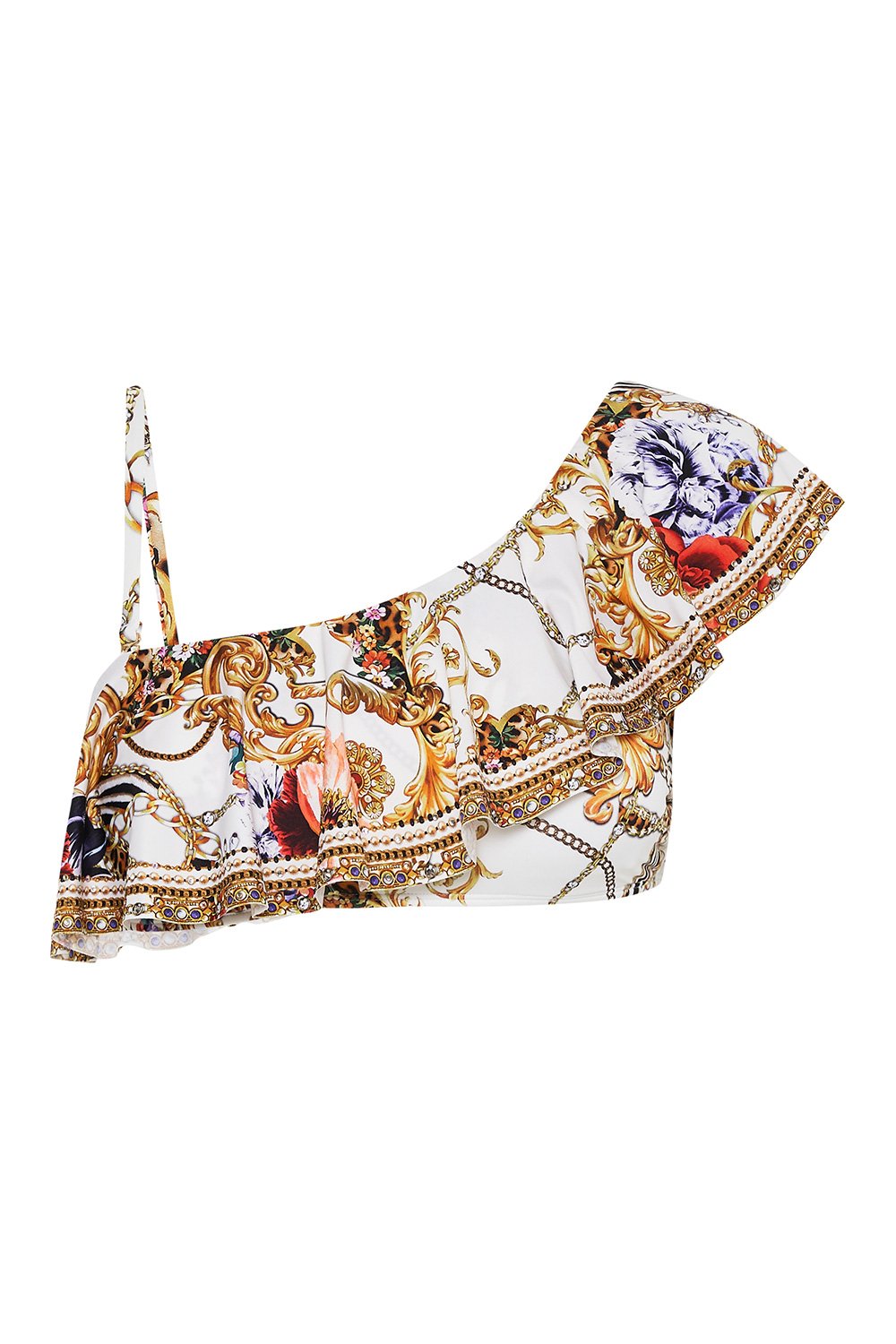 ONE SHOULDER FRILL BRA REIGN SUPREME