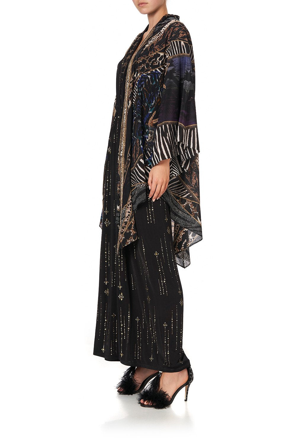 SHAPED HEM LAYER WITH HOOD LADY STARDUST