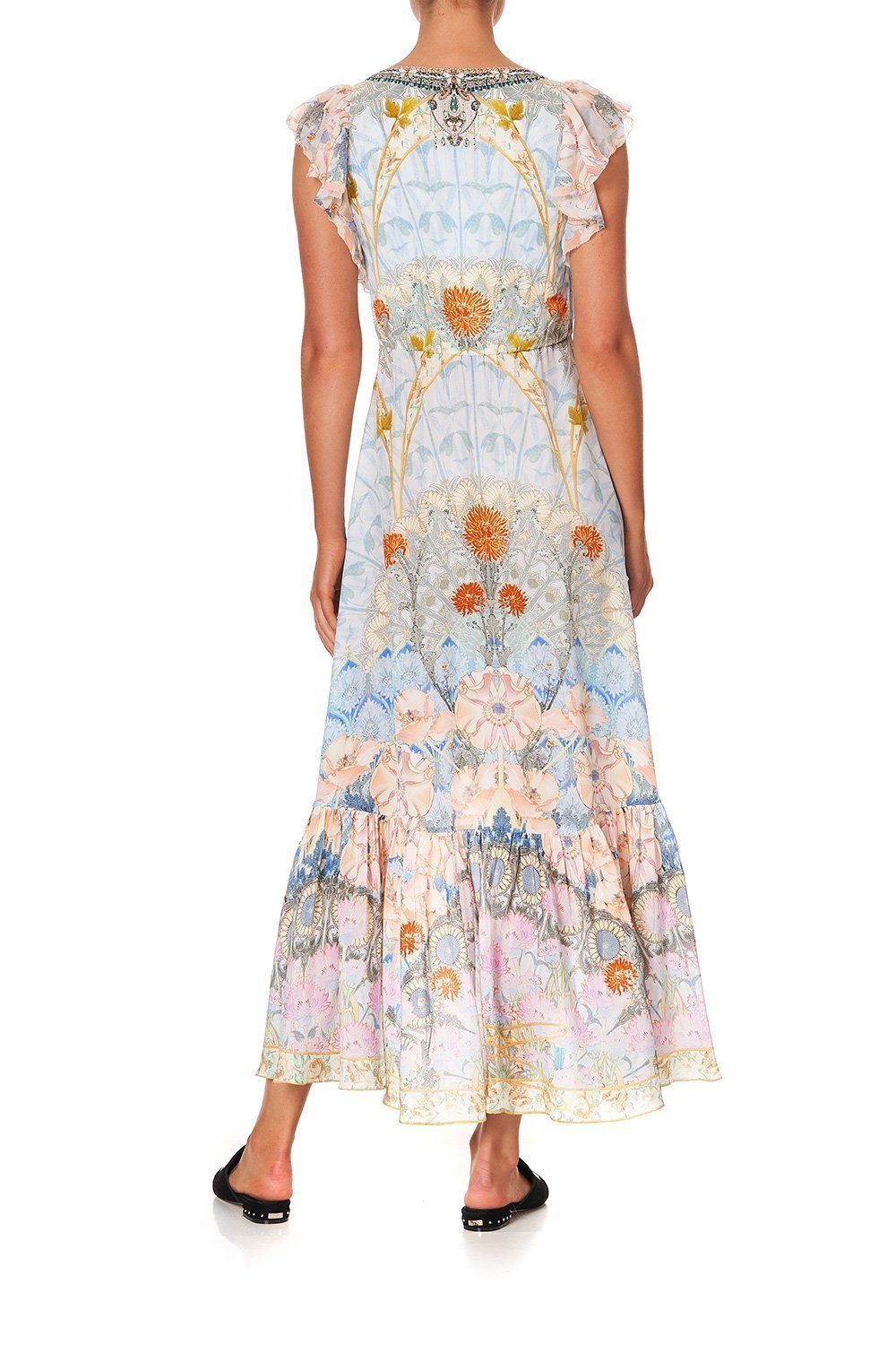 RUFFLE WRAP DRESS MORRIS MUSE