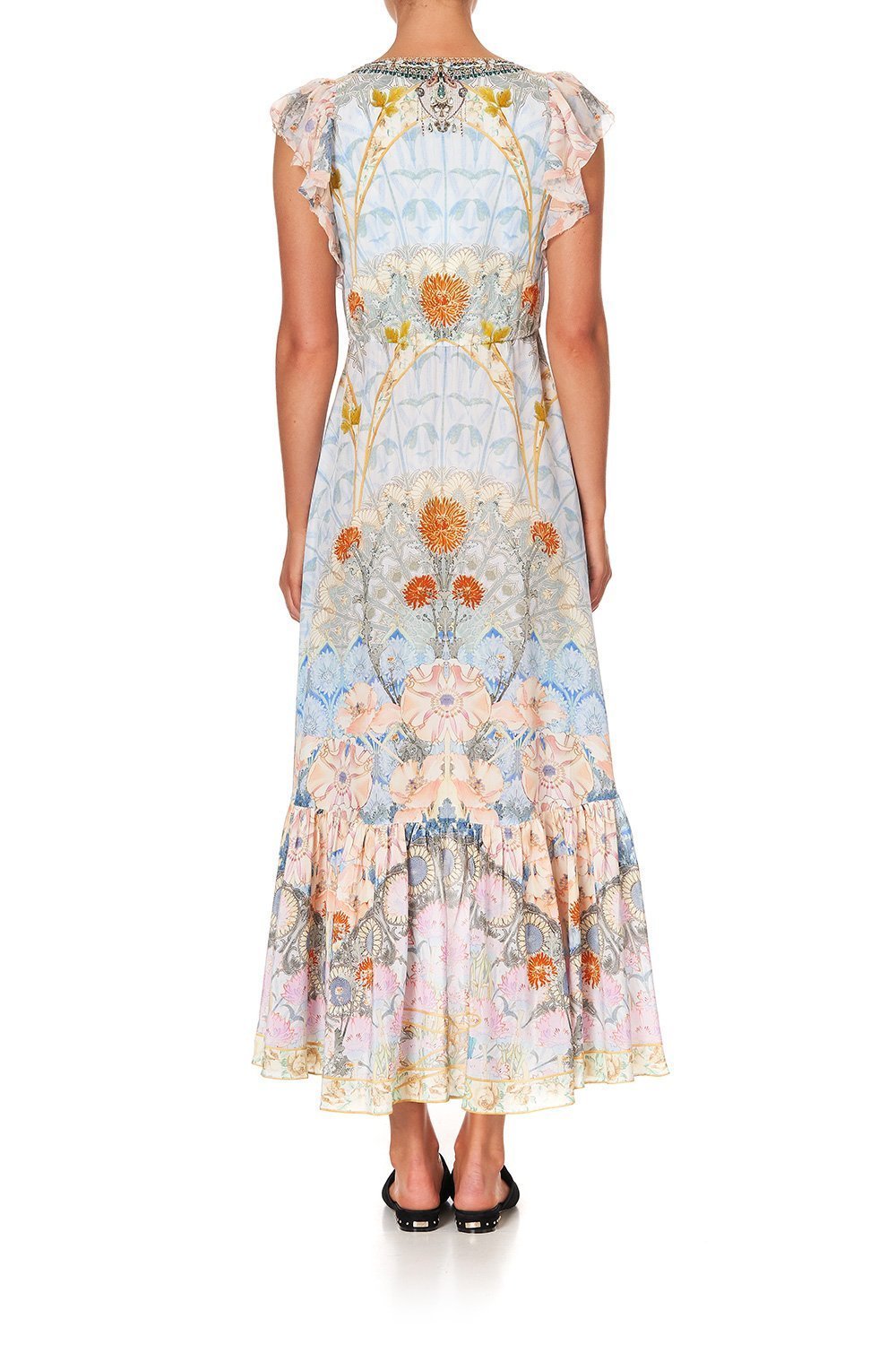 RUFFLE WRAP DRESS MORRIS MUSE