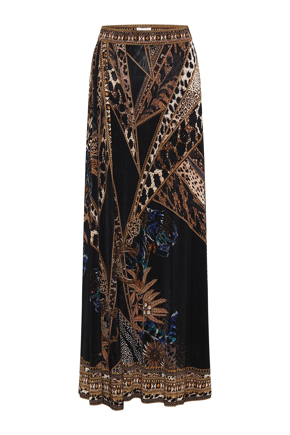 SPLIT DRAPE SKIRT LADY STARDUST