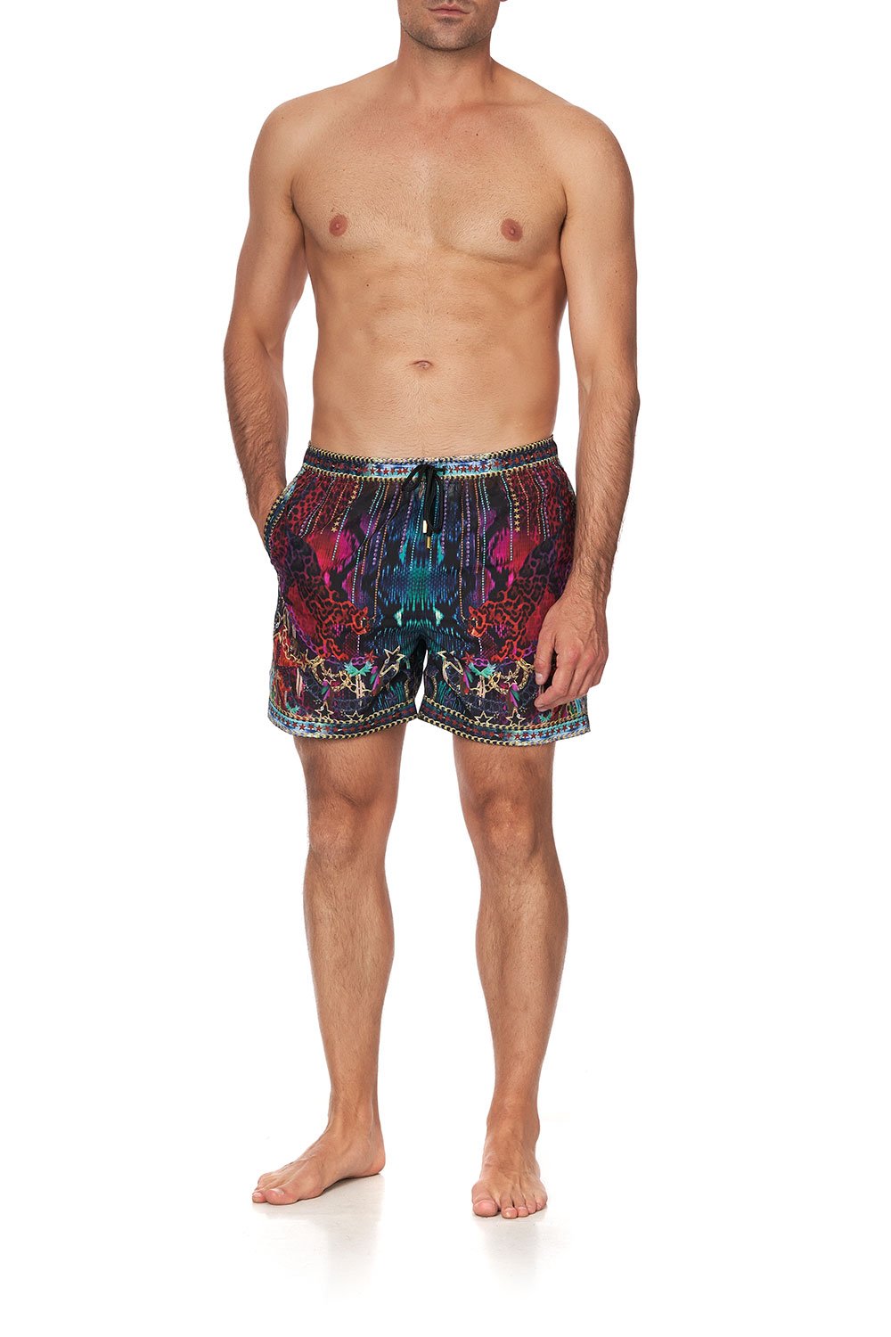 ELASTIC WAIST BOARDSHORT ROCKET WOMAN