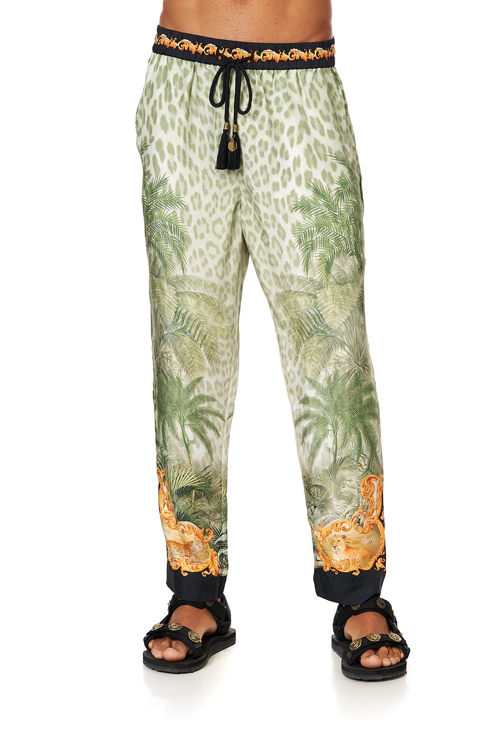 STRAIGHT LEG ELASTICATED WAIST PANT PALAZZO OF PALMS