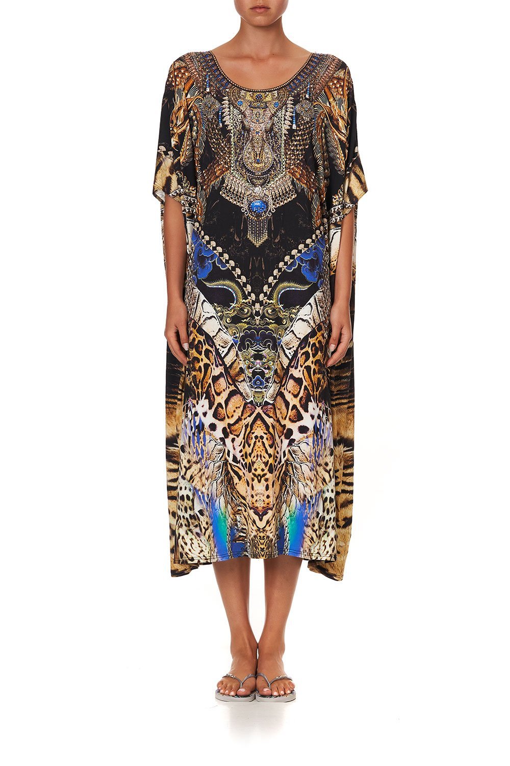 ROUND NECK LOUNGE KAFTAN DRAGON LADY