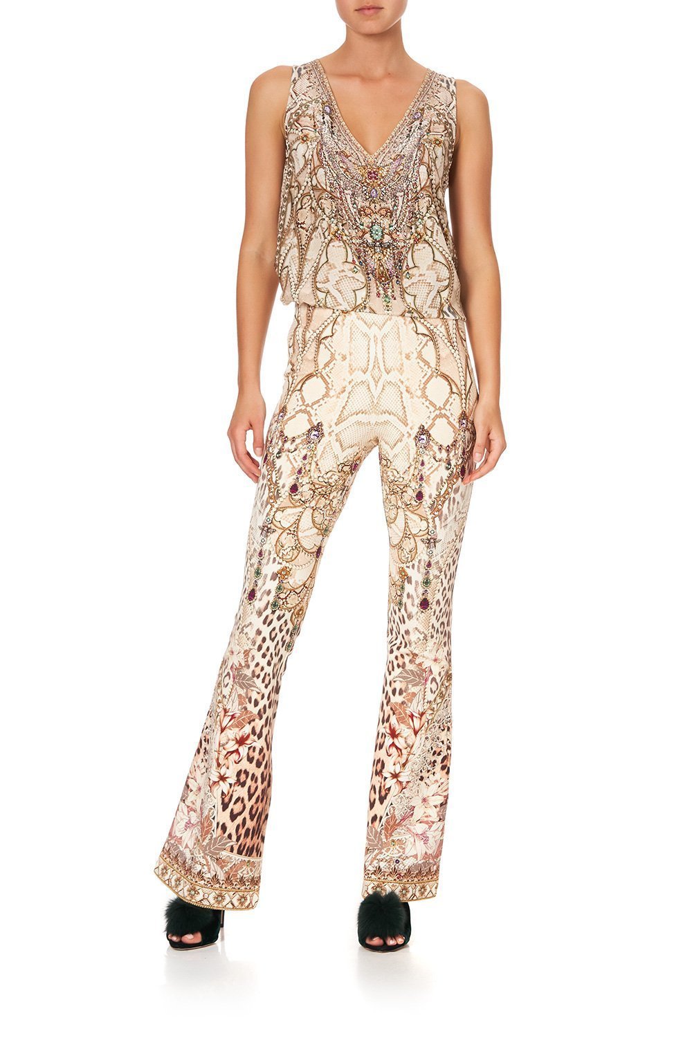 HIGH WAISTED FLARED TROUSER ALL IS NOUVEAU