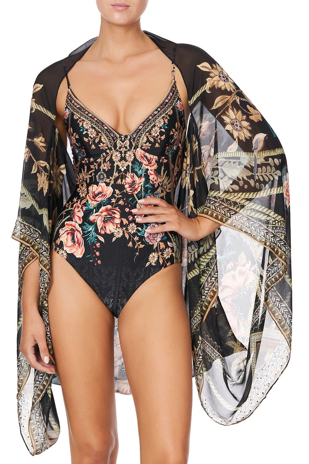 SILK SHRUG BELLE OF THE BAROQUE