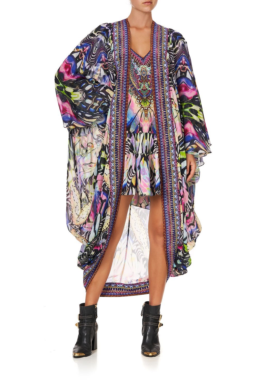 LONGE SLEEVE LONG CAPE TRANCE TEMPTATION