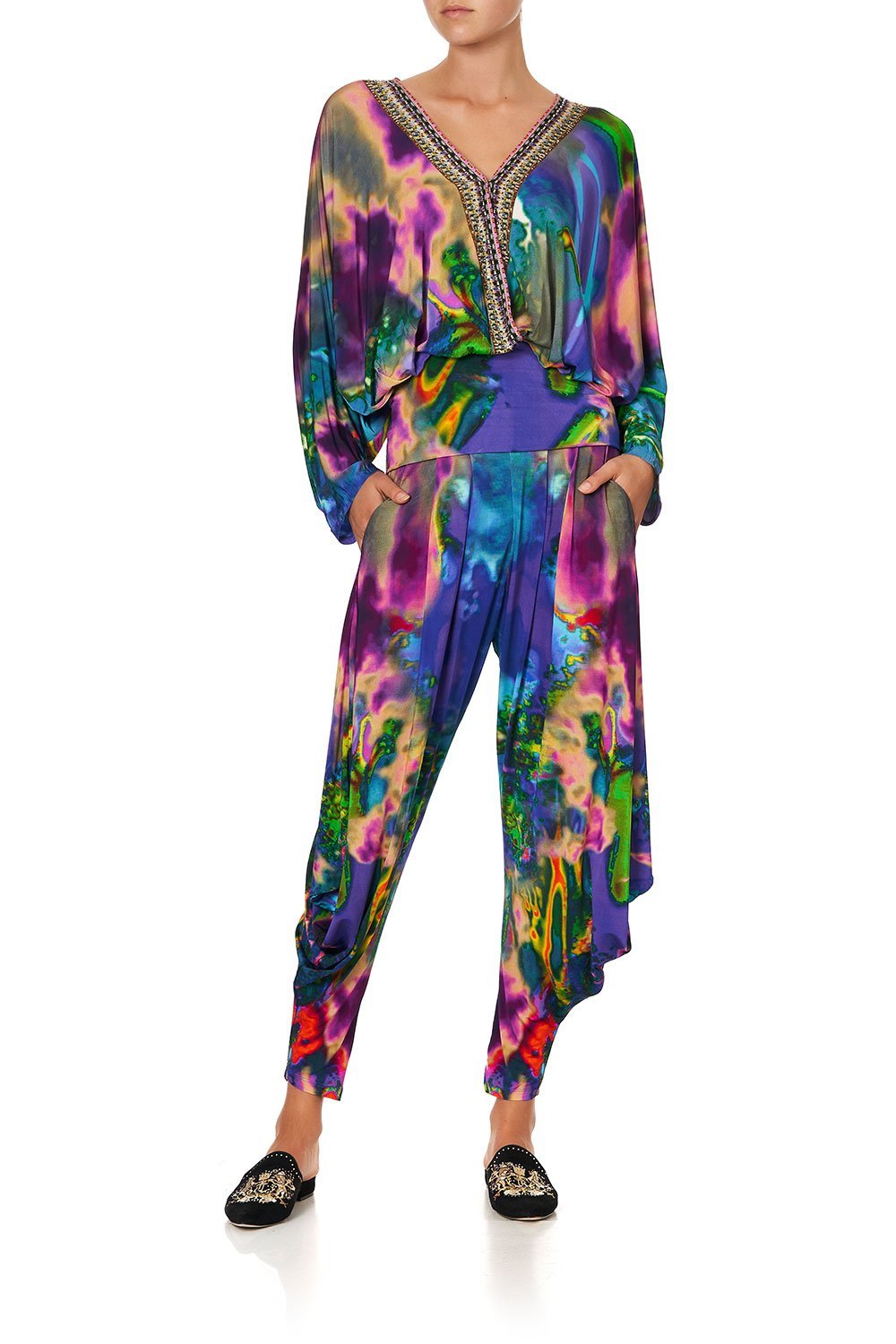 DOLMAN SLEEVE JERSEY TOP ACID ABBEY