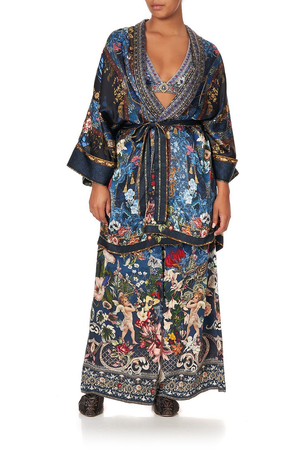 ROBE WITH NARROW COLLAR DREAMS OF MIDSUMMER