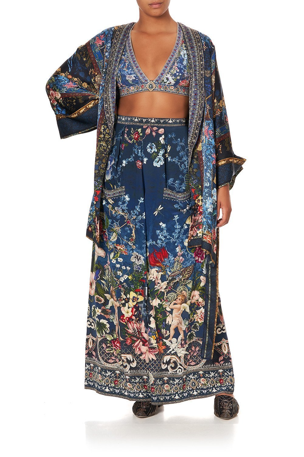 ROBE WITH NARROW COLLAR DREAMS OF MIDSUMMER