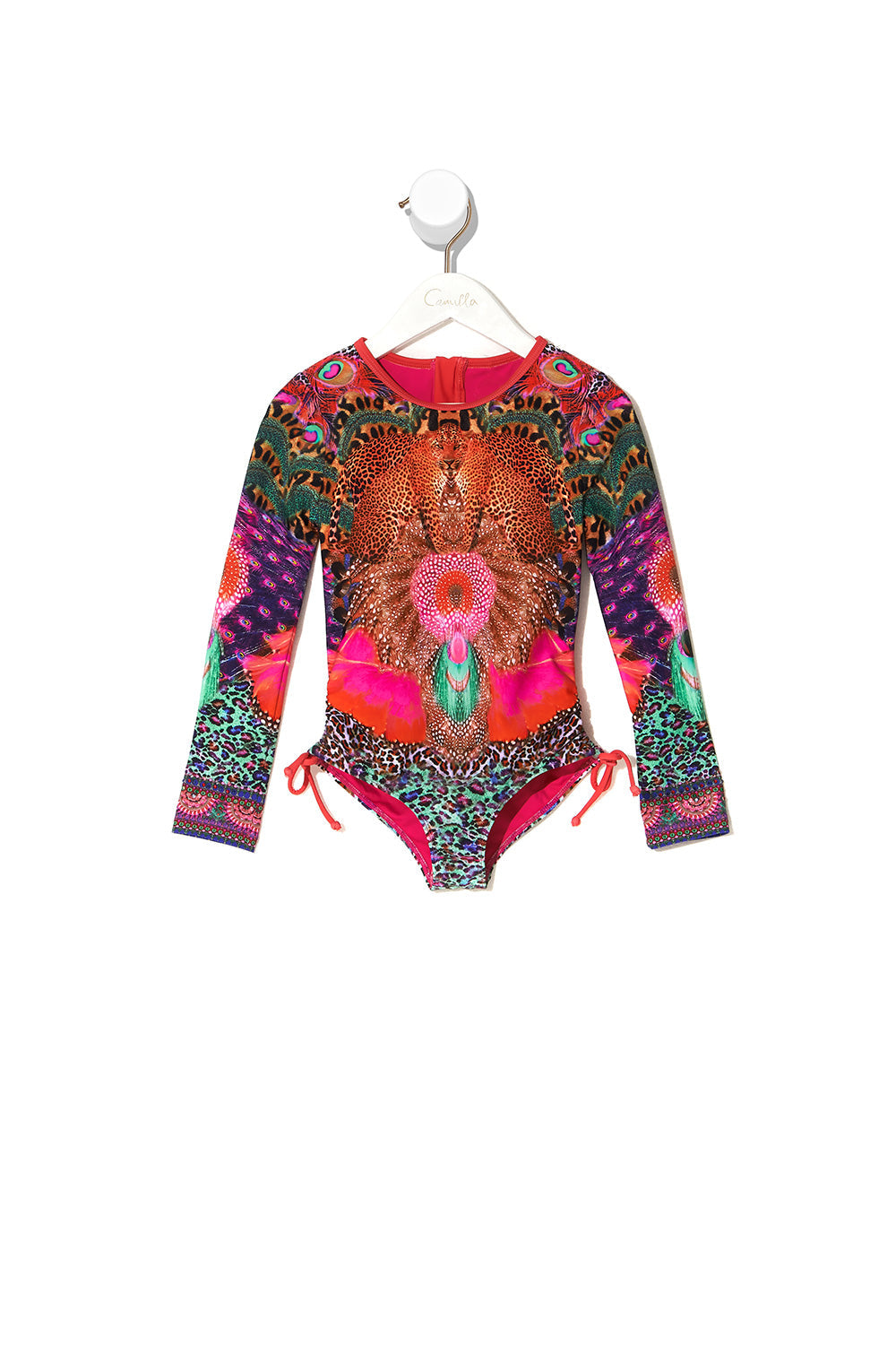 KIDS RUCHED SIDE PADDLESUIT 12-14 XANADU RISING