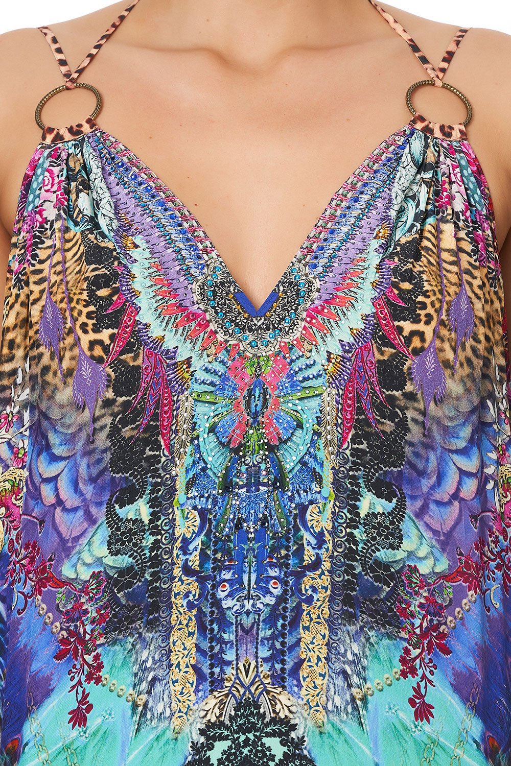 RING DETAIL STRAP DRESS BASILICA BEEUTY