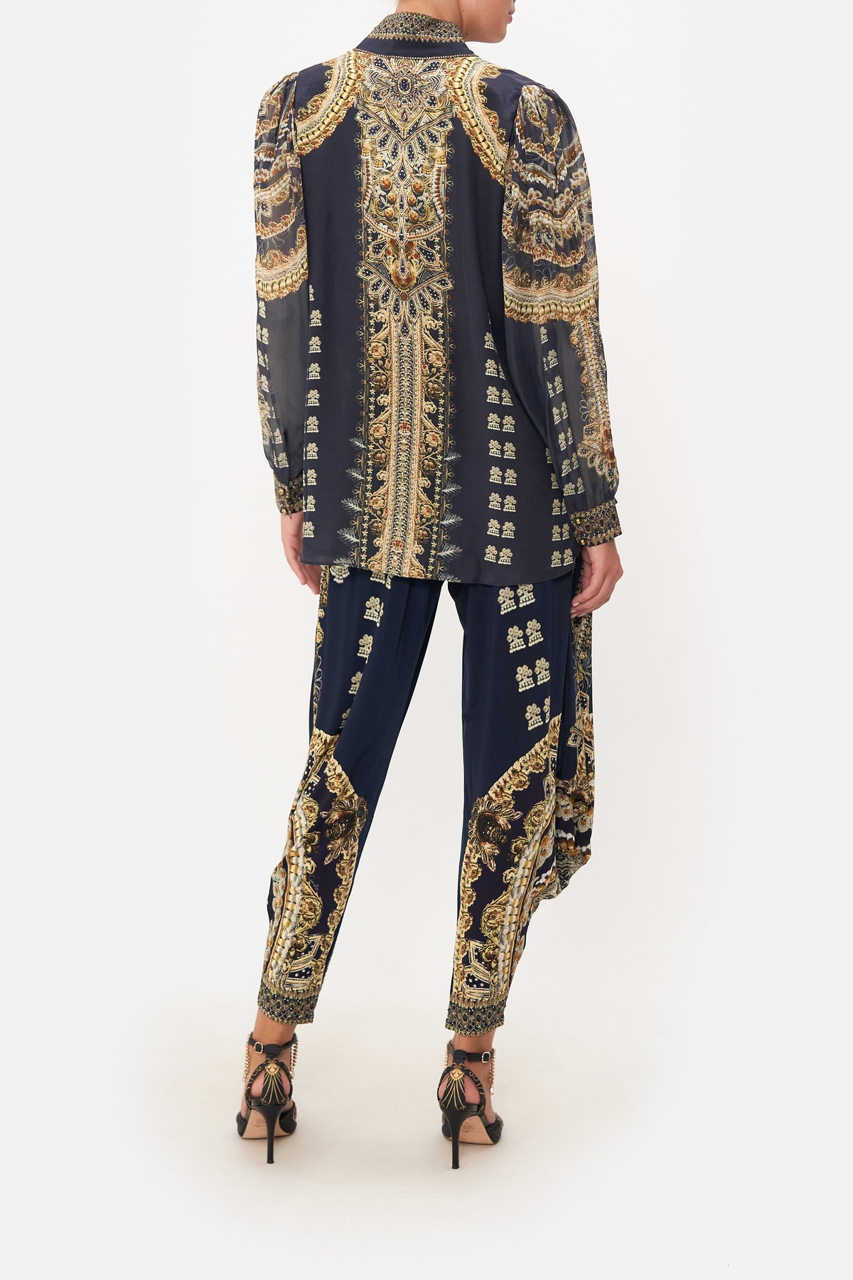 DROP SLEEVE SWING BLOUSE ITS ALL OVER TORERO