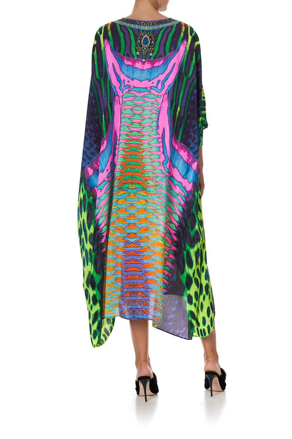 MIDI KAFTAN WITH CUFF POSEIDONS POISON