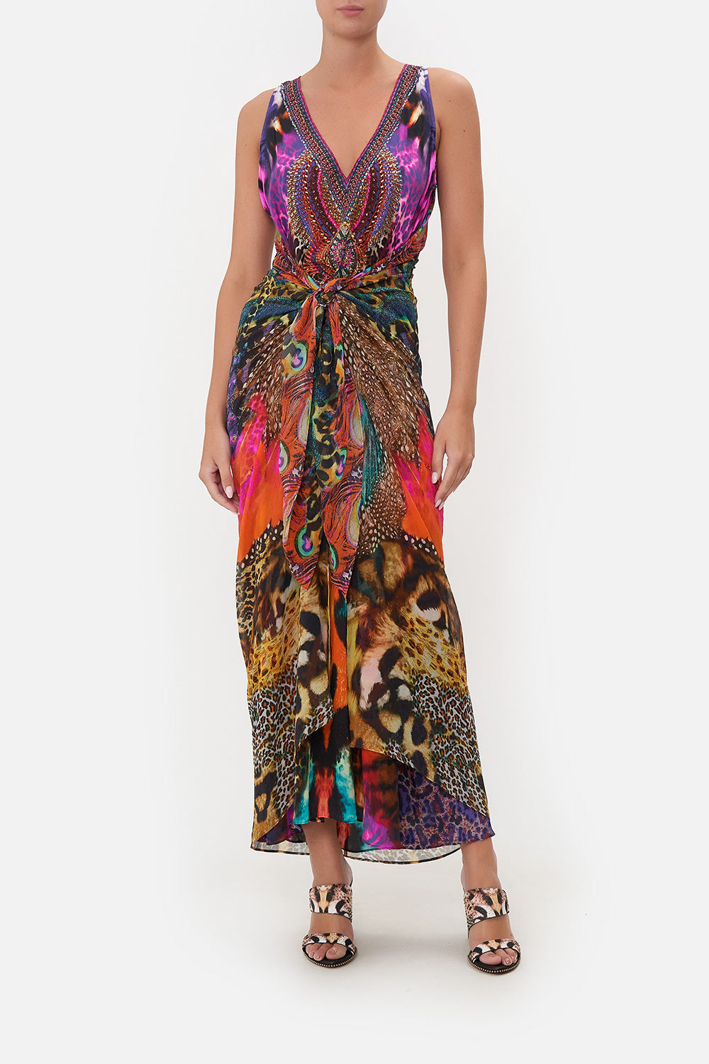 TIE FRONT MULTIWEAR DRESS SURREALIST SUSPENSION