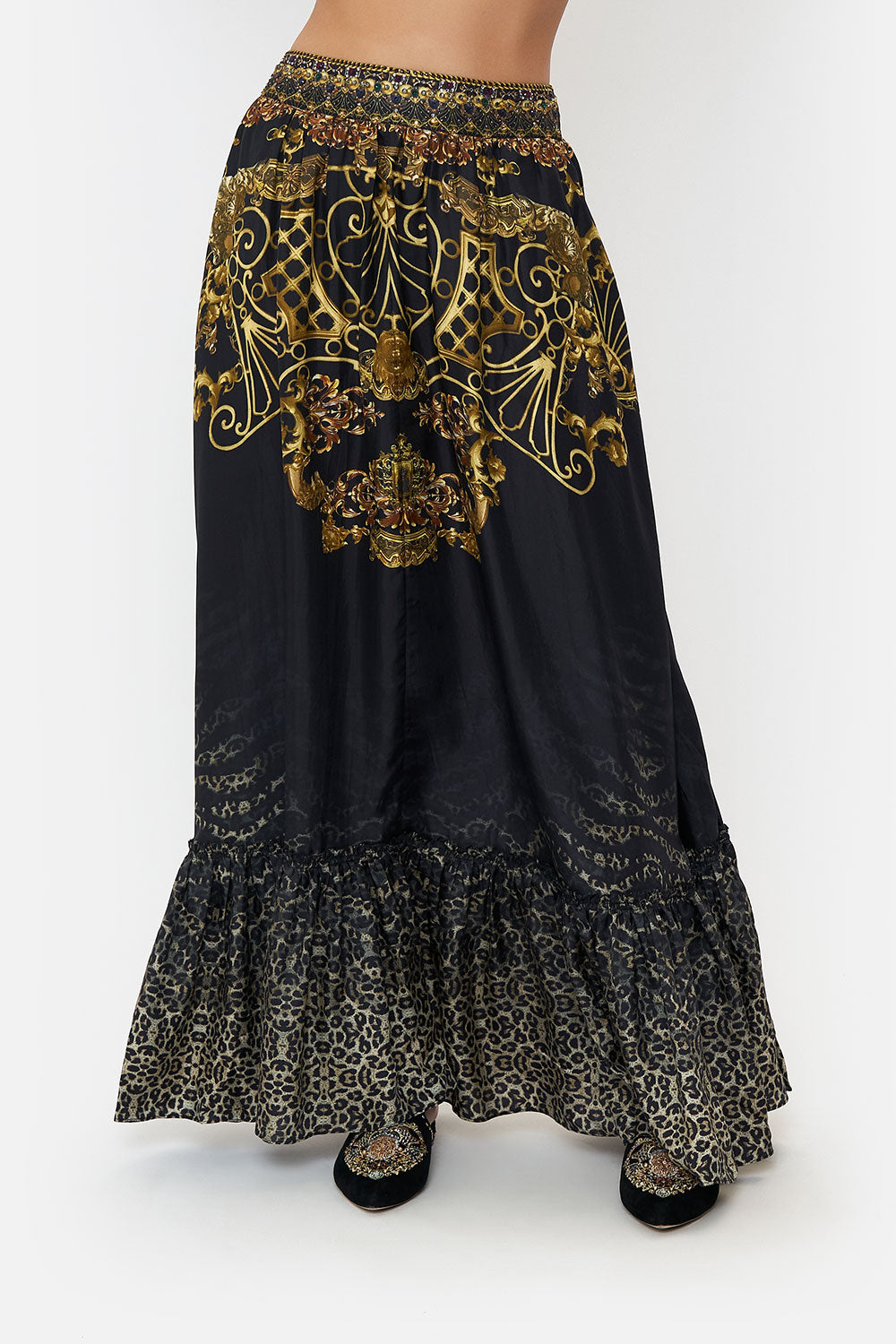 RUFFLE HEM SKIRT SHADOWS OF ARMADA