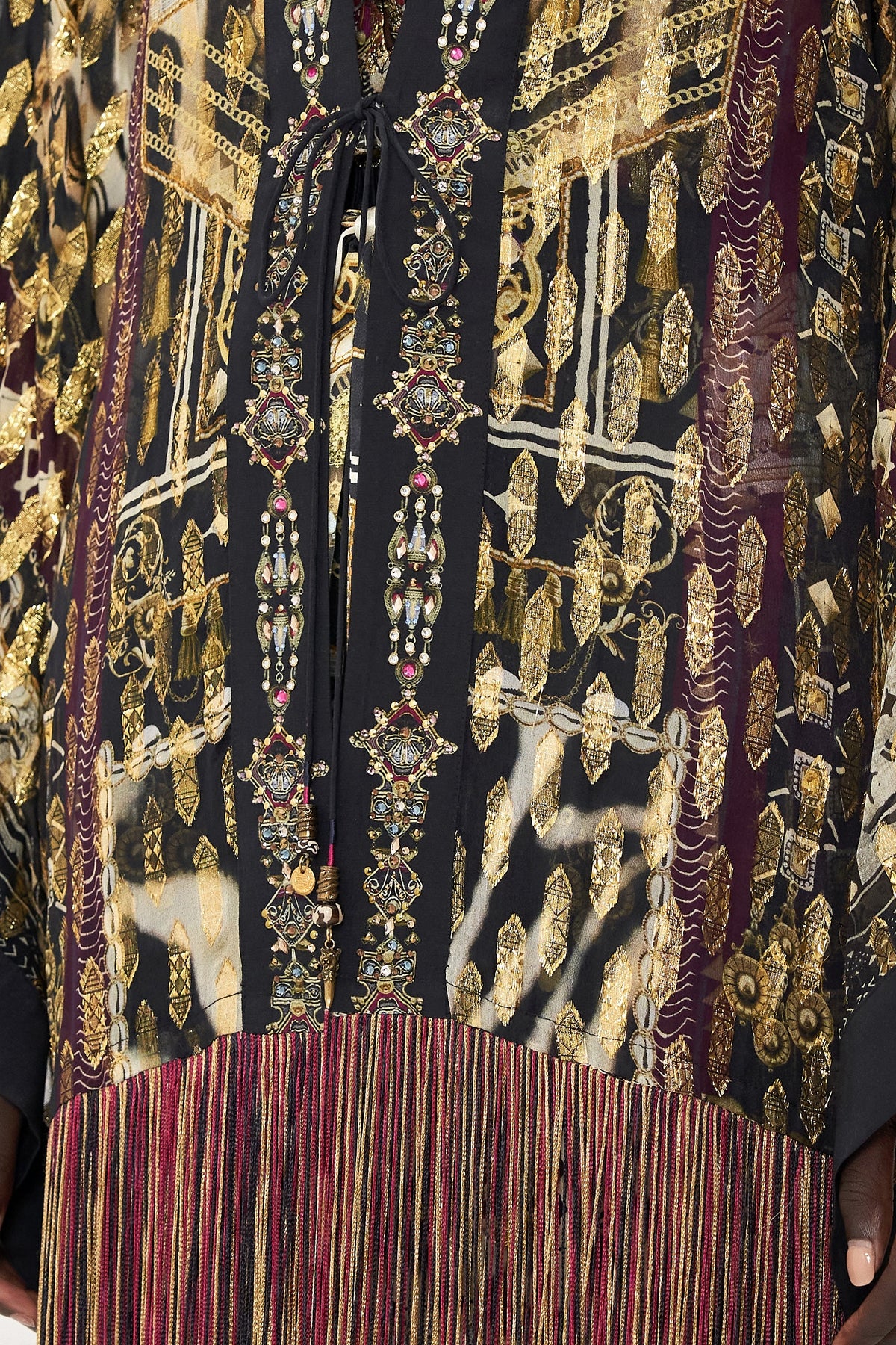 KIMONO LAYER WITH TIE DESERT DREAMS