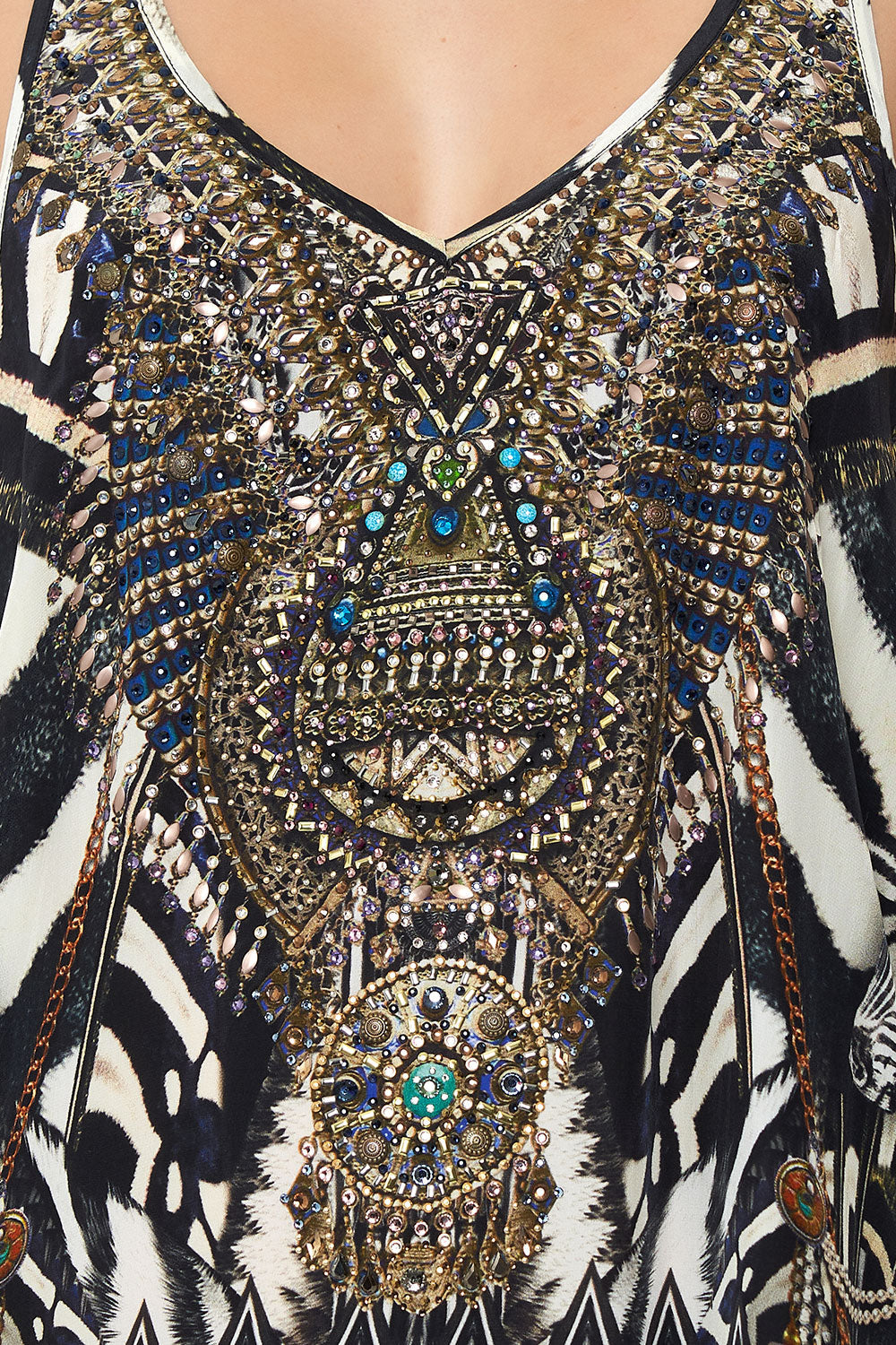 V NECK RACERBACK DRESS KNIGHT OF THE WILD