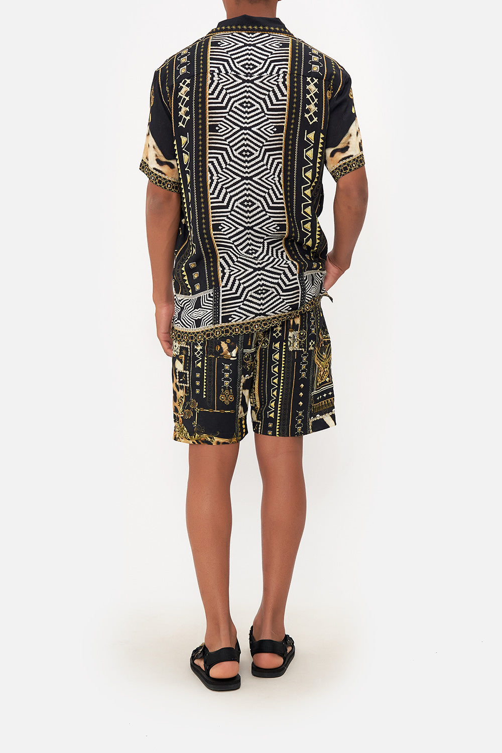 SHORT SLEEVE CAMP COLLARED SHIRT DESERT DREAMS