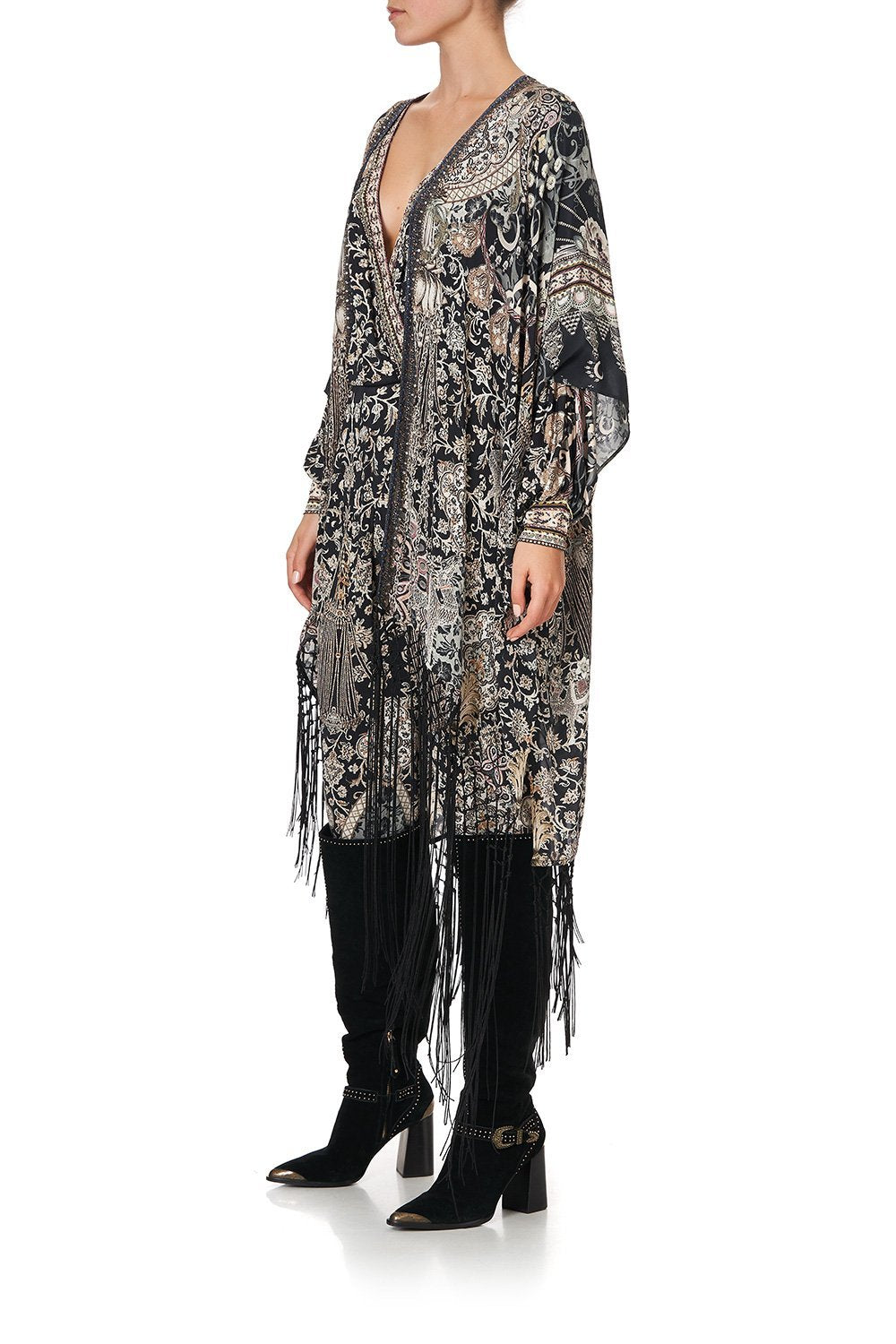 SQUARE DRAPED LAYER DUST HER OFF