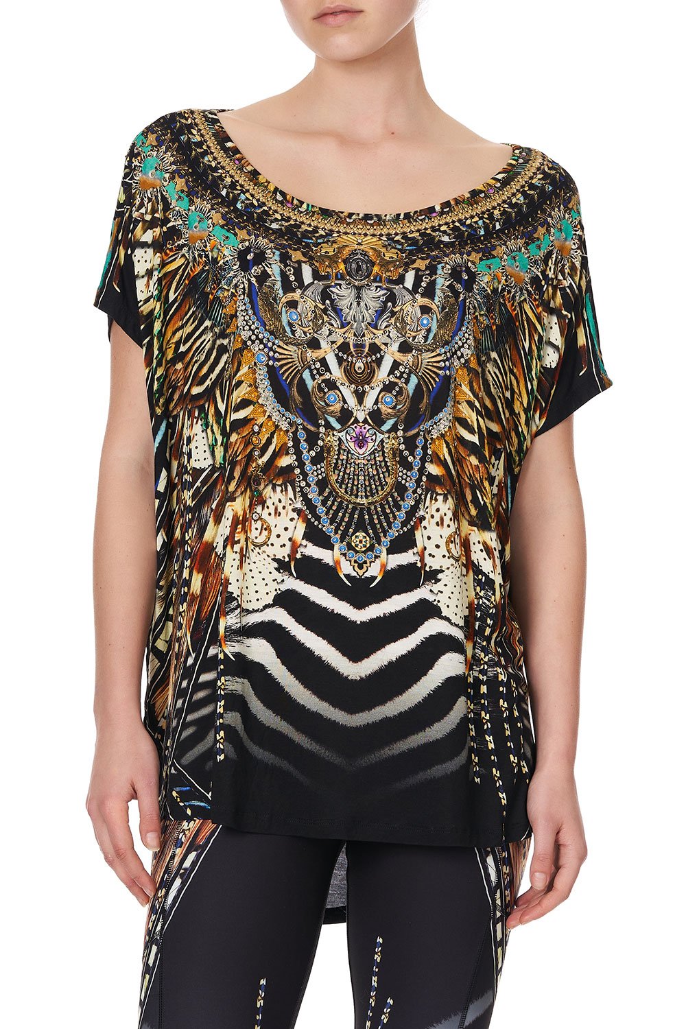 LOOSE FIT ROUND NECK TEE LOST PARADISE