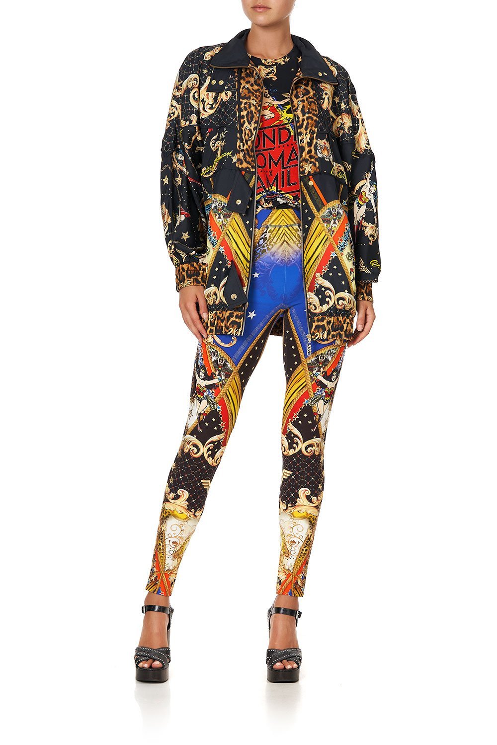 PANELLED YOKE PARKA WONDER WOMAN