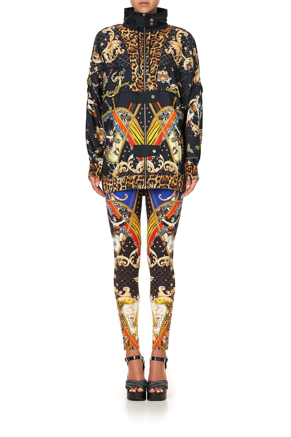 PANELLED YOKE PARKA WONDER WOMAN