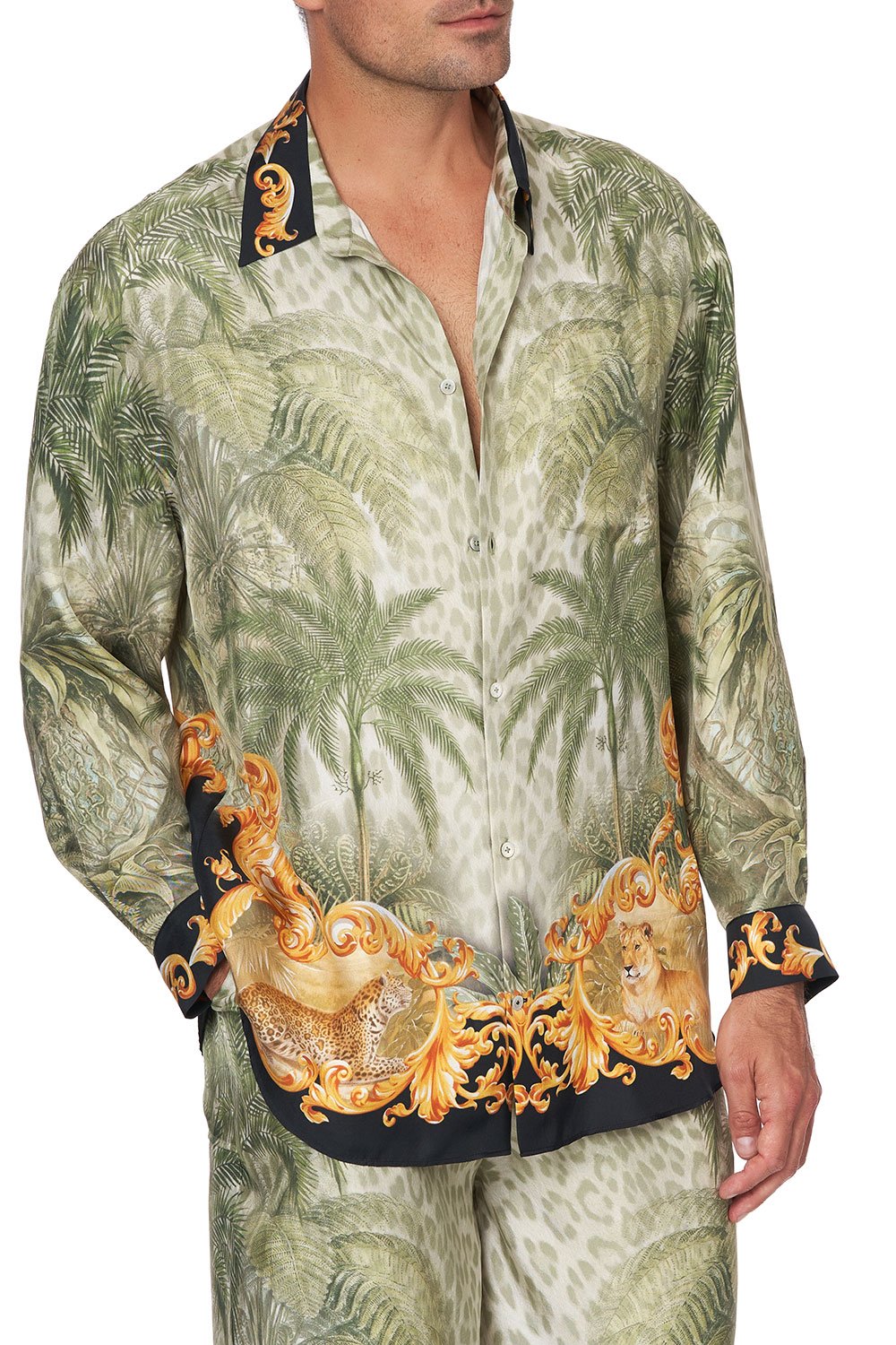 MENS OVERSIZED SHIRT PALAZZO OF PALMS