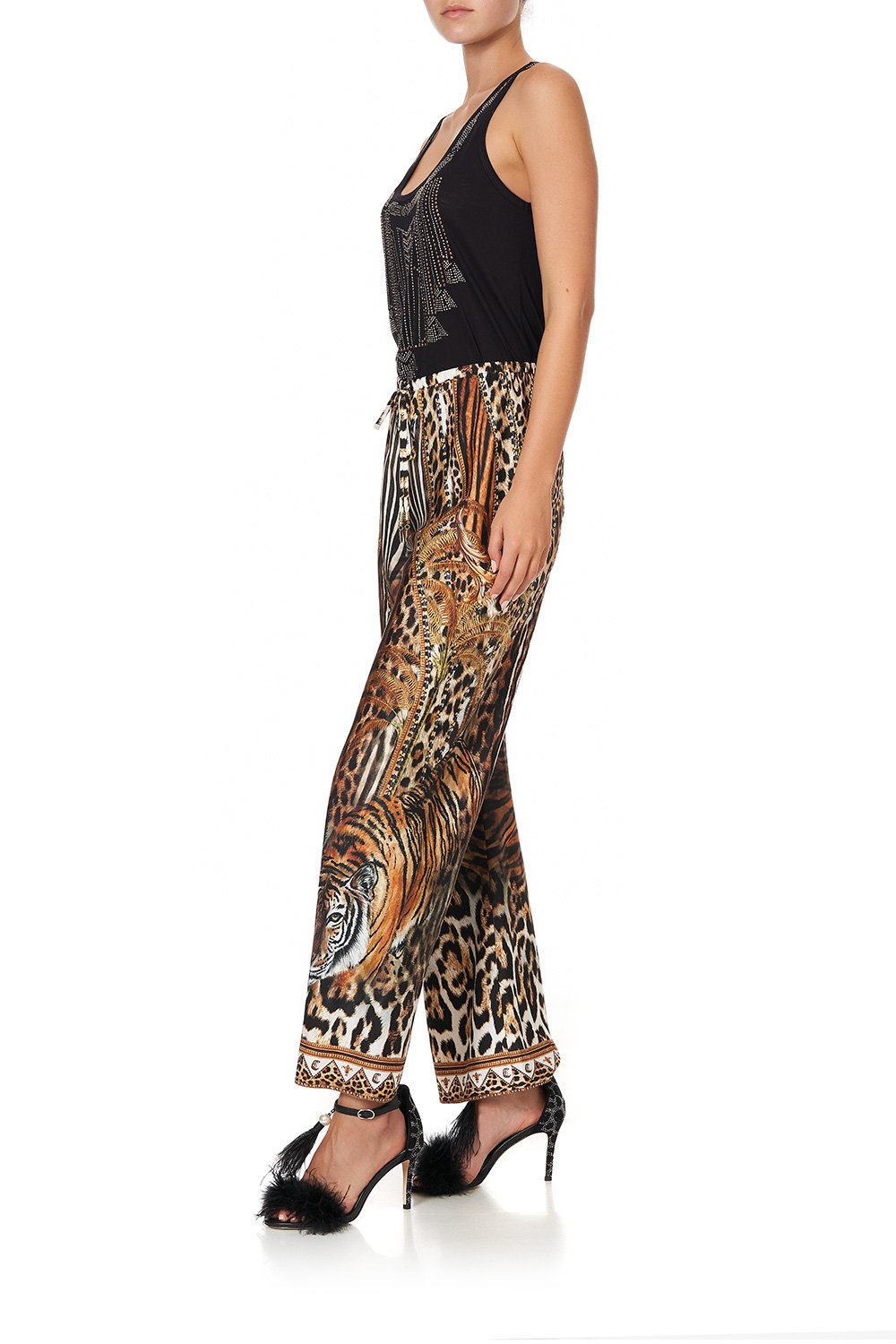 BIAS CUT DRAWSTRING PANT BERKELEY ST AFTER DARK