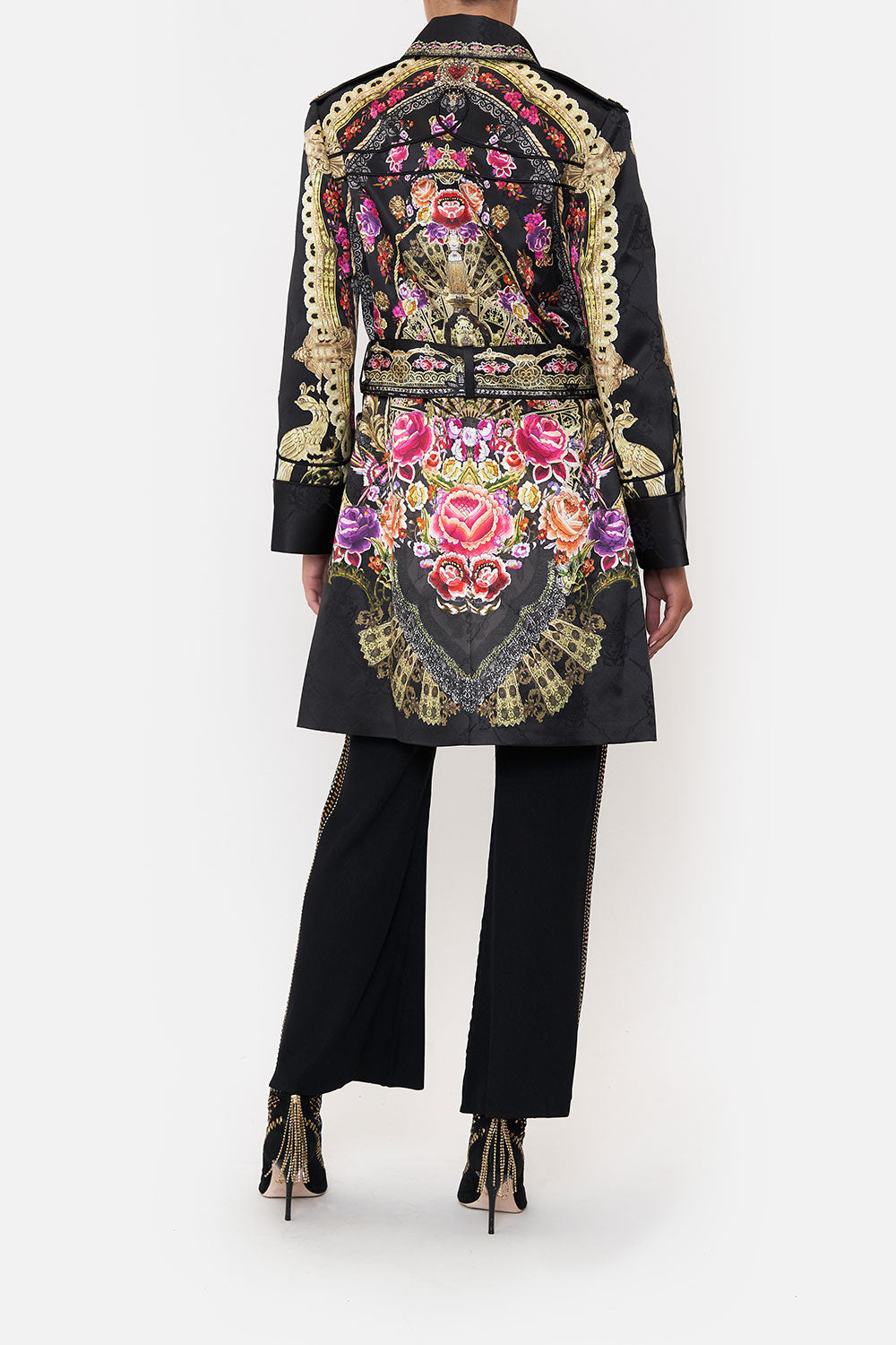 MID LENGTH MILITARY COAT DANCE WITH DUENDE