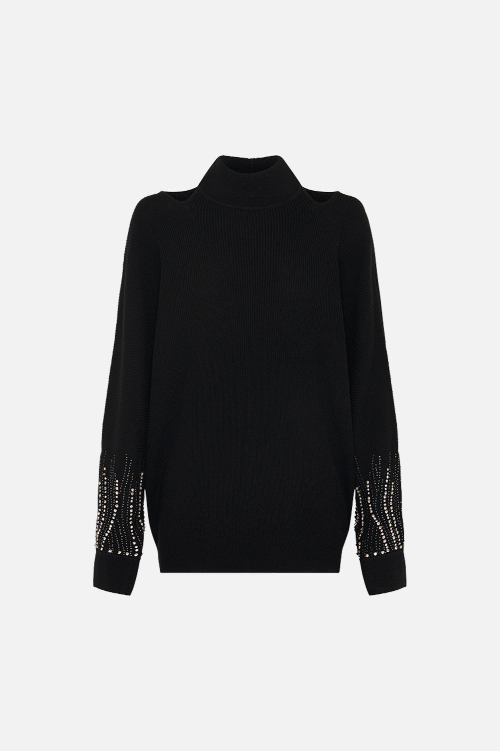 CUT OUT SHOULDER KNIT ORDER OF DISORDER