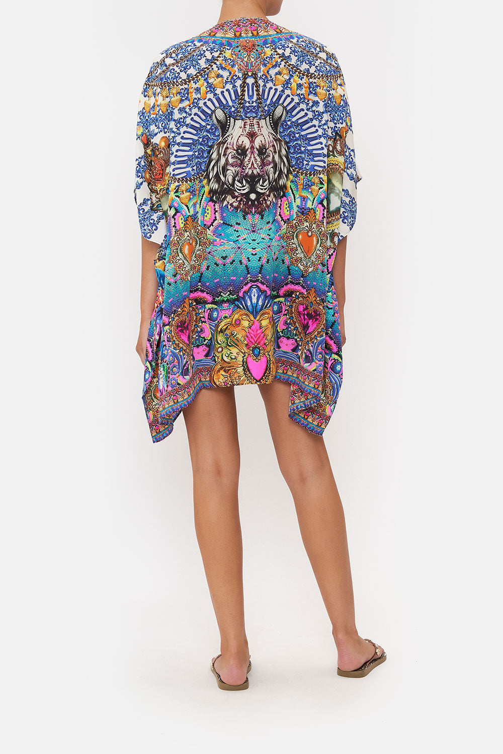 SHORT LACE UP KAFTAN LUCKY CHARMS