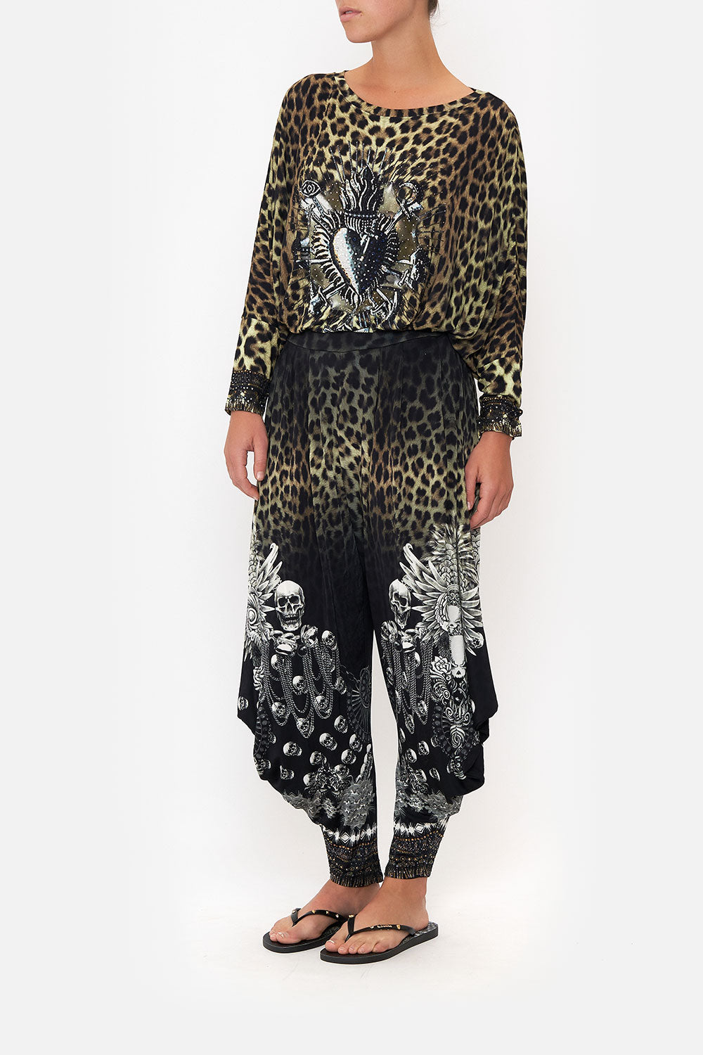 JERSEY DRAPE PANT WITH POCKET ORDER OF DISORDER LOUNGE