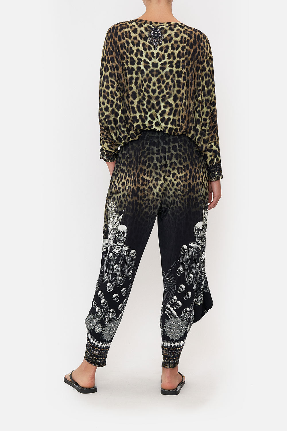 JERSEY DRAPE PANT WITH POCKET ORDER OF DISORDER LOUNGE