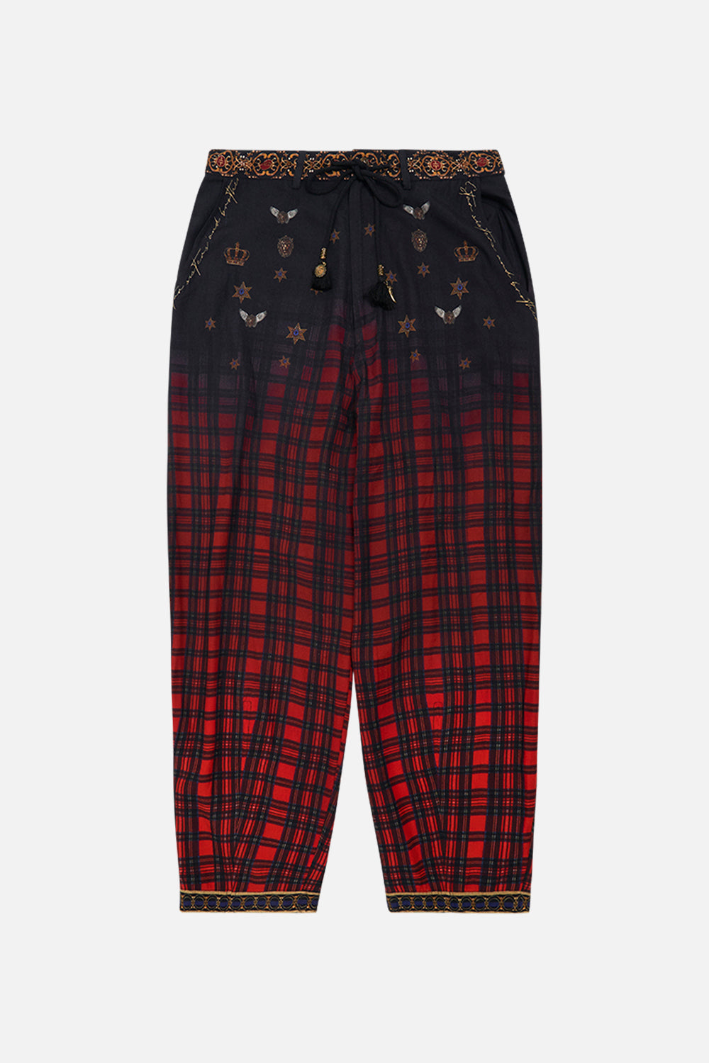 RELAXED DROPPED CROTCH PANT DO I ENTERTAIN YOU