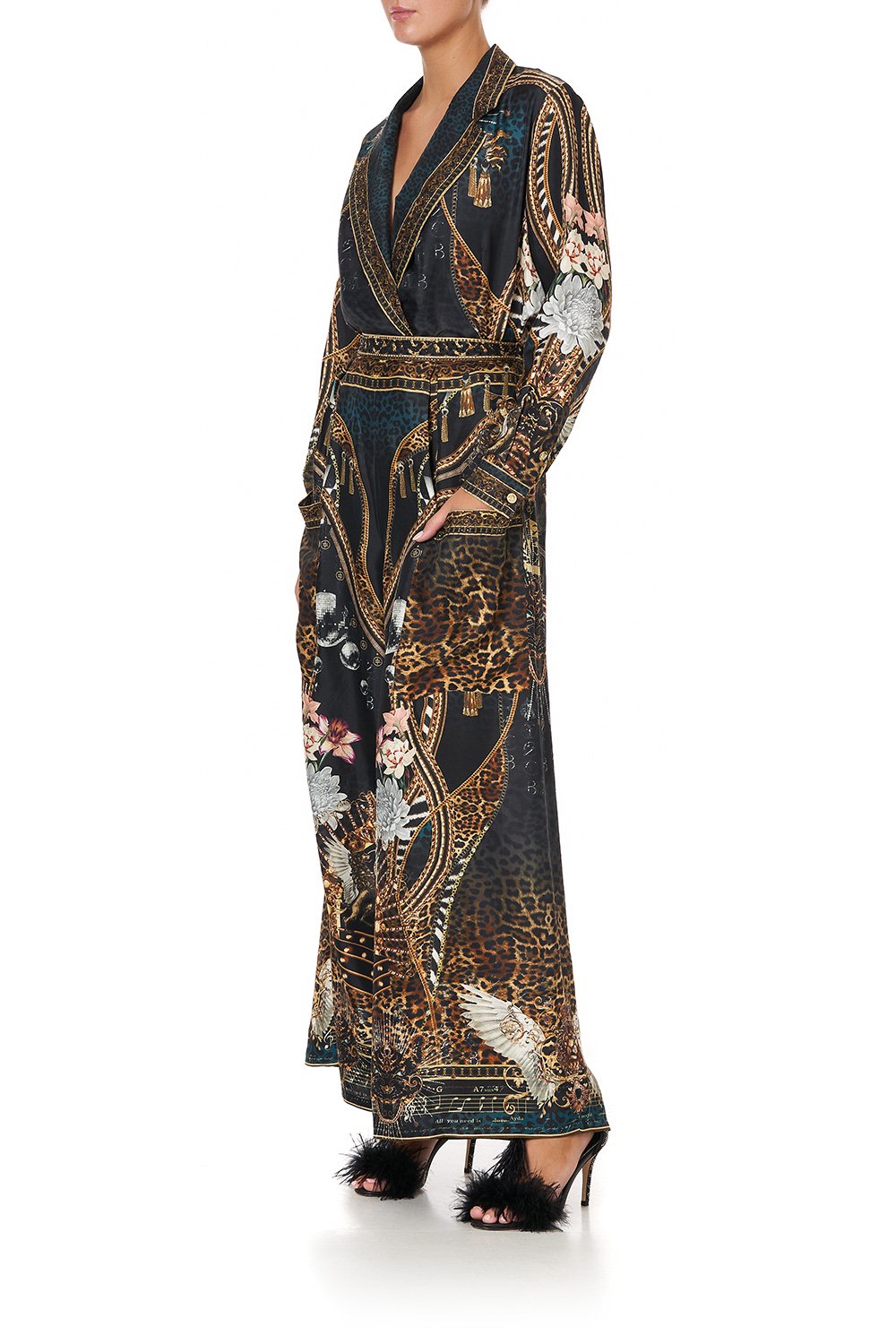 WIDE LEG TROUSER WITH FRONT POCKETS ROCKSTAR ROYALTY