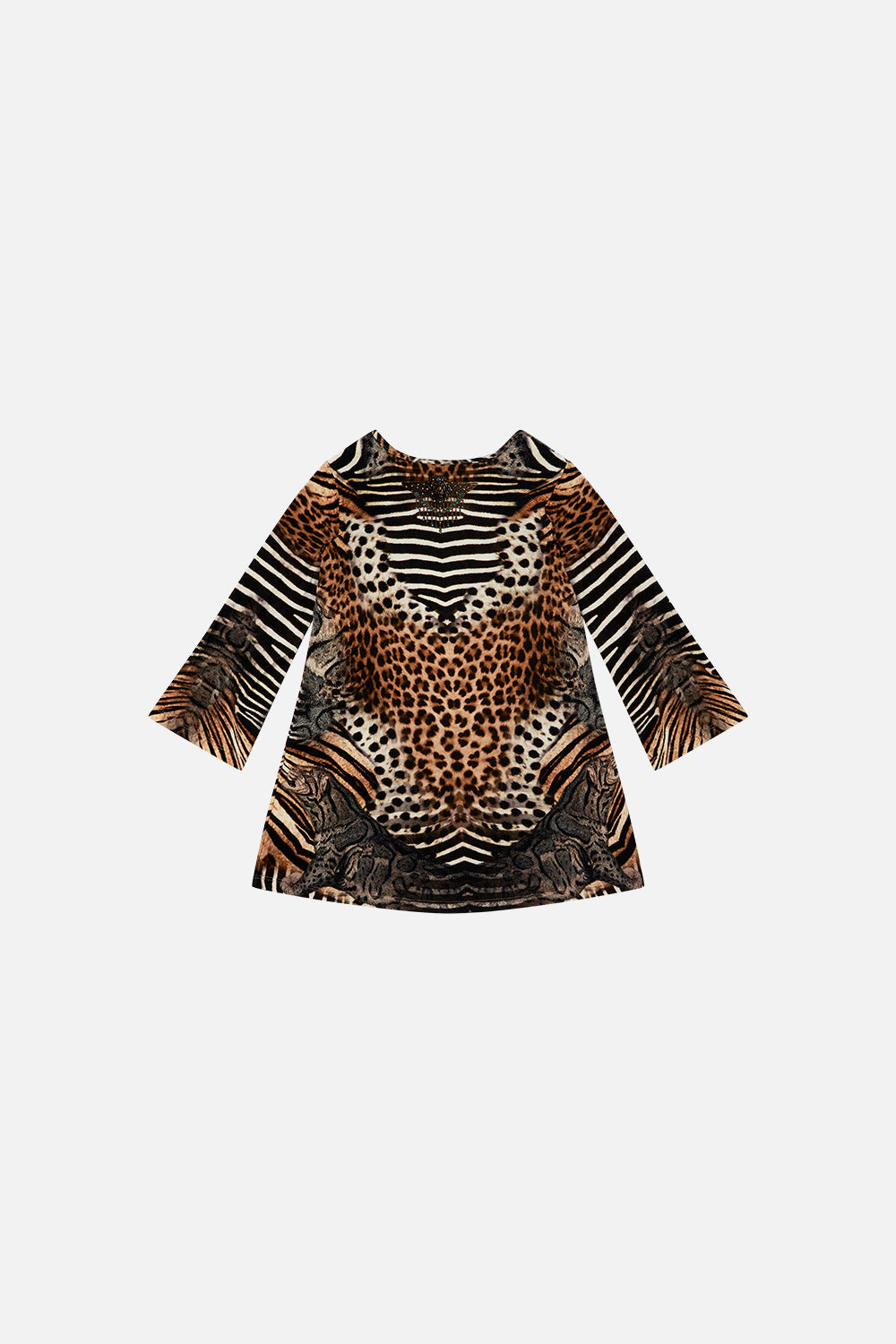 KIDS FLARE SLEEVE JERSEY DRESS 12-14 FOR THE LOVE OF LEO