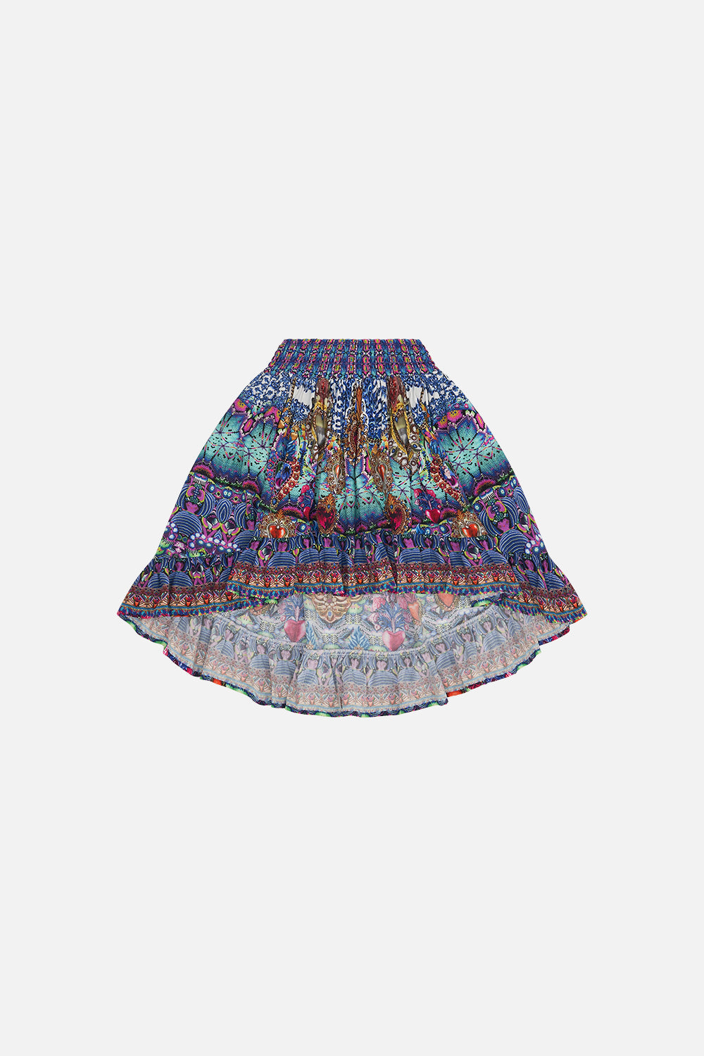 KIDS HIGH LOW HEM SKIRT 4-10 LUCKY CHARMS