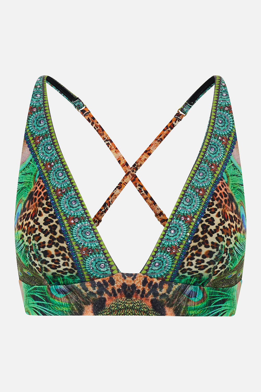 SOFT C/D BRA WITH BACK CLIP SURREALIST XANADU