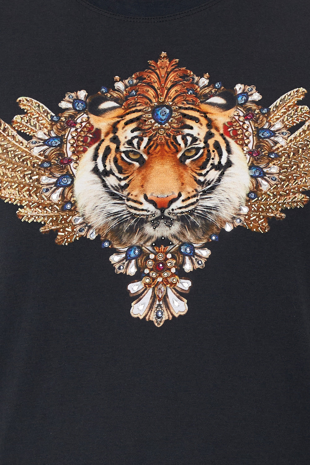 SLIM FIT ROUND NECK T-SHIRT DANCE WITH DUENDE