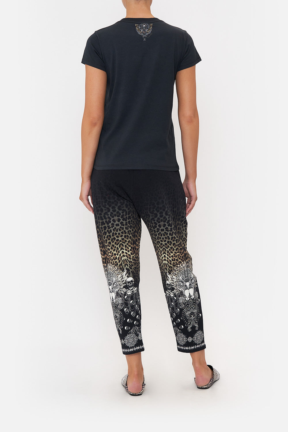 SLIM FIT ROUND NECK T-SHIRT ORDER OF DISORDER LOUNGE