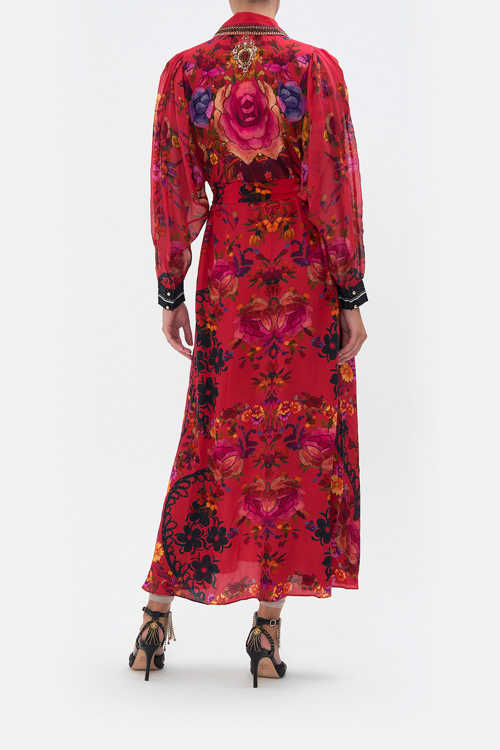 CURVED COLLAR SHIRT DRESS VIEW FROM THE VEIL