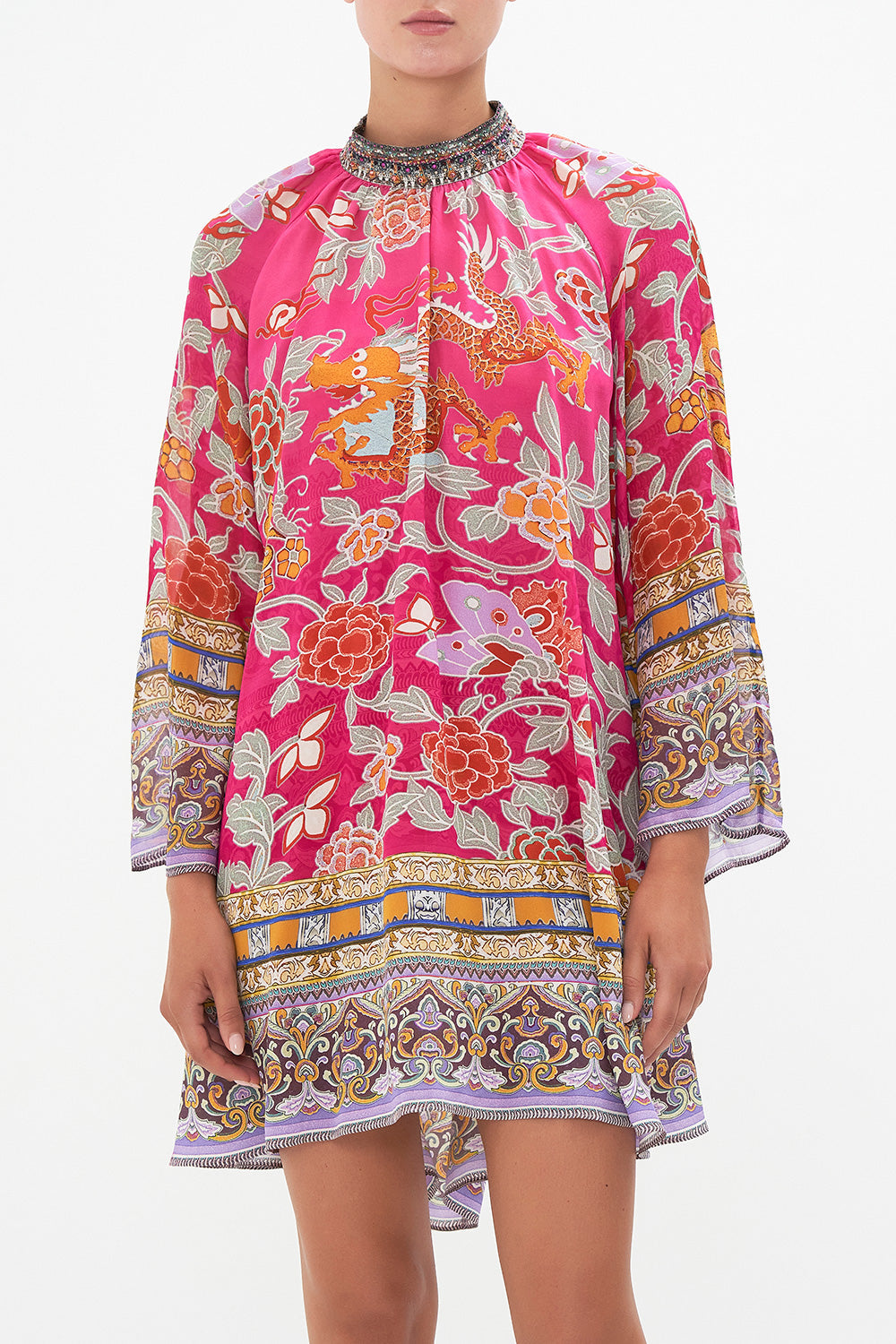 FLARED MINI DRESS TASTE OF TWILIGHT