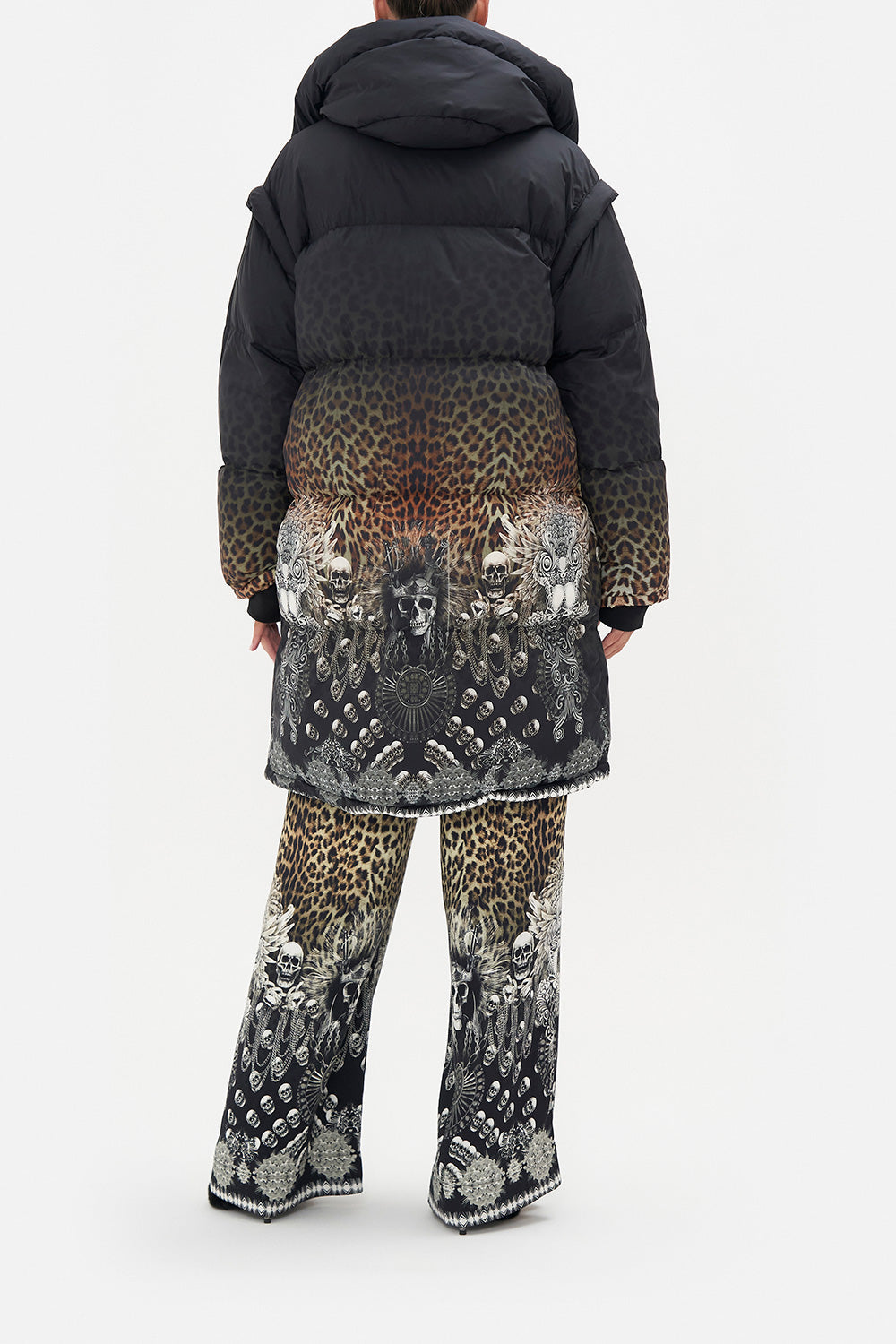 HOODED PUFFER COAT ORDER OF DISORDER