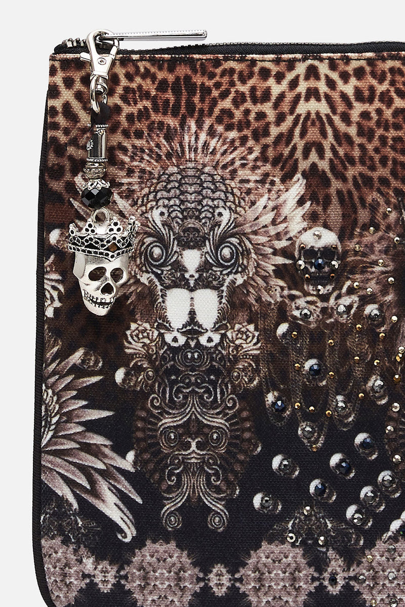 SMALL CANVAS CLUTCH POETIC ANARCHY