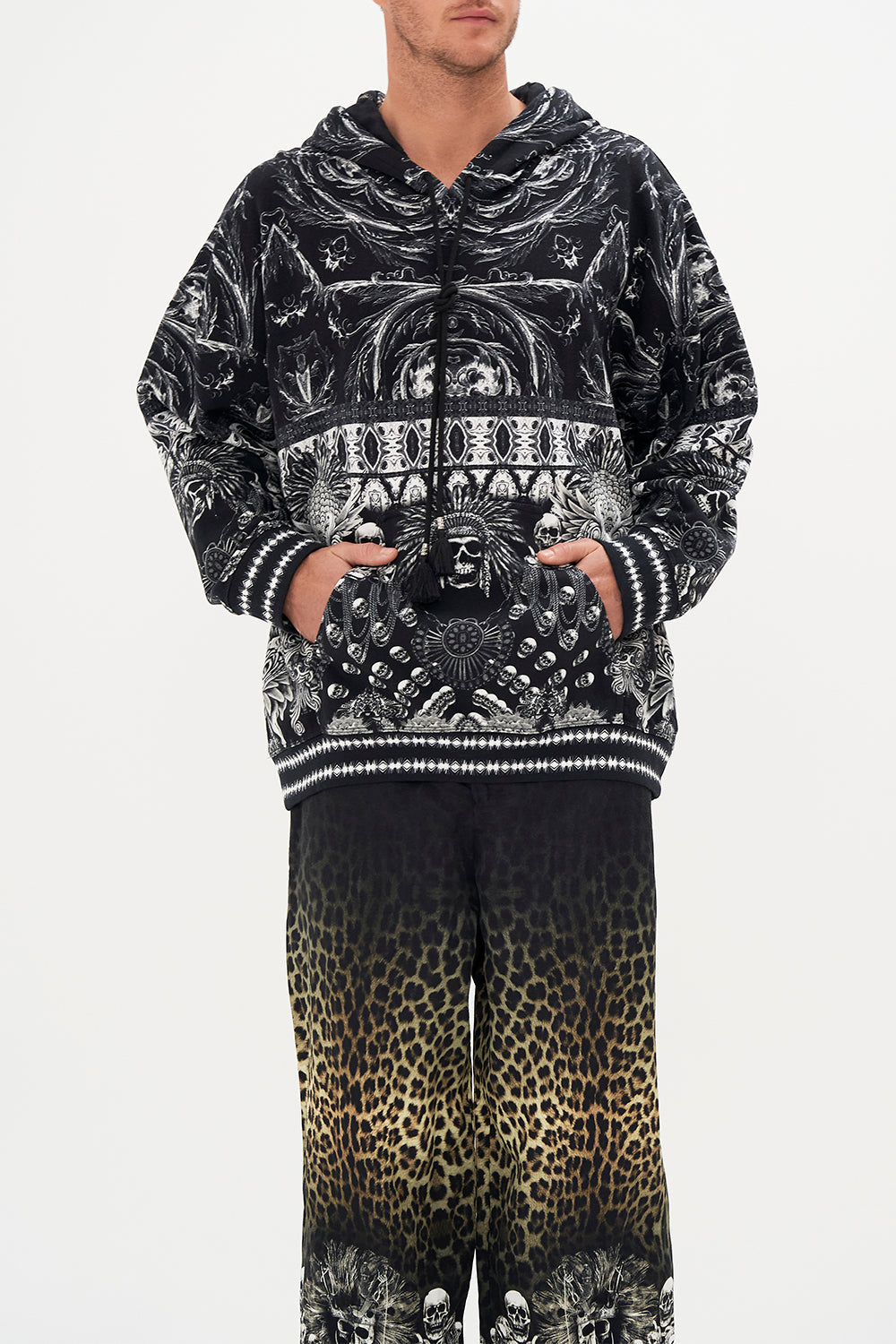 OVERSIZED RELAXED FIT HOODIE ORDER OF DISORDER