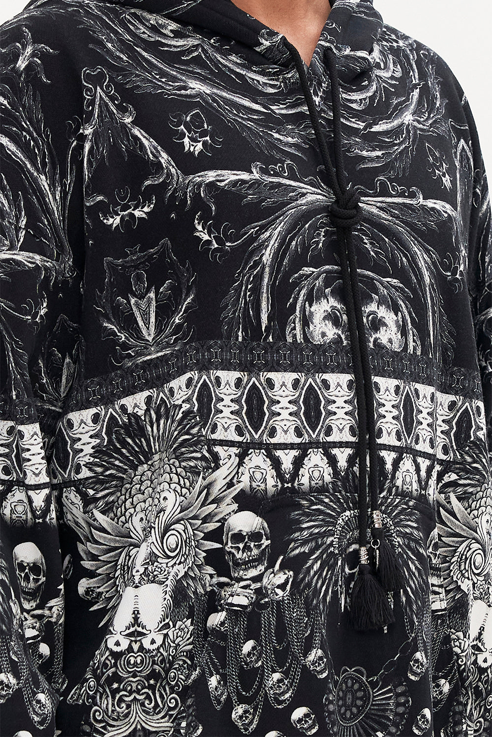 OVERSIZED RELAXED FIT HOODIE ORDER OF DISORDER