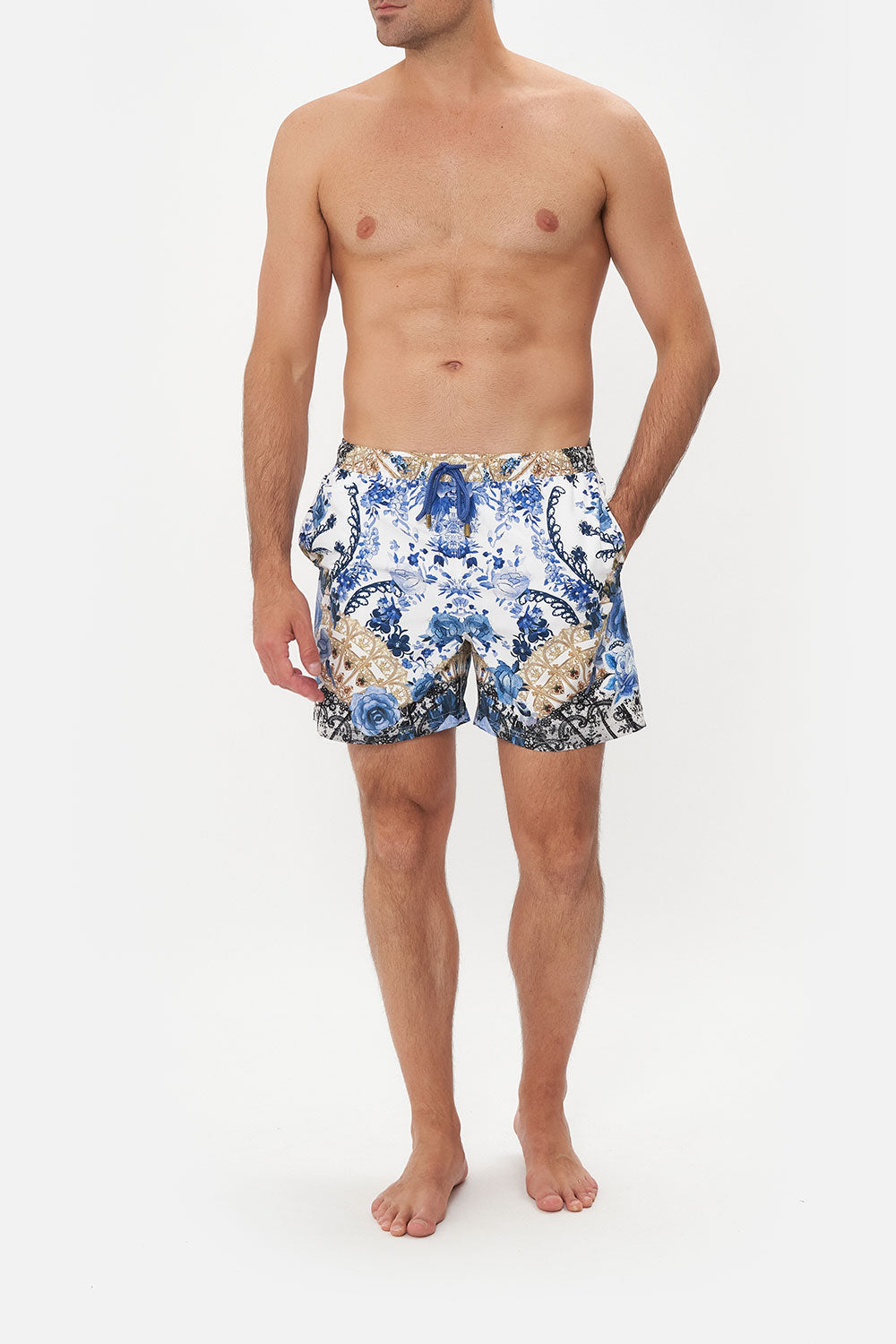 ELASTIC WAIST BOARDSHORT REIGN OF ROSES