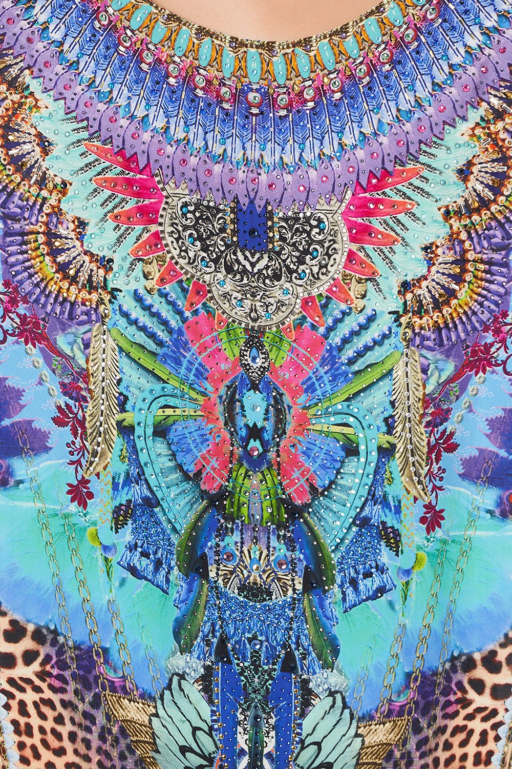 ROUND NECK KAFTAN BASILICA BEEUTY